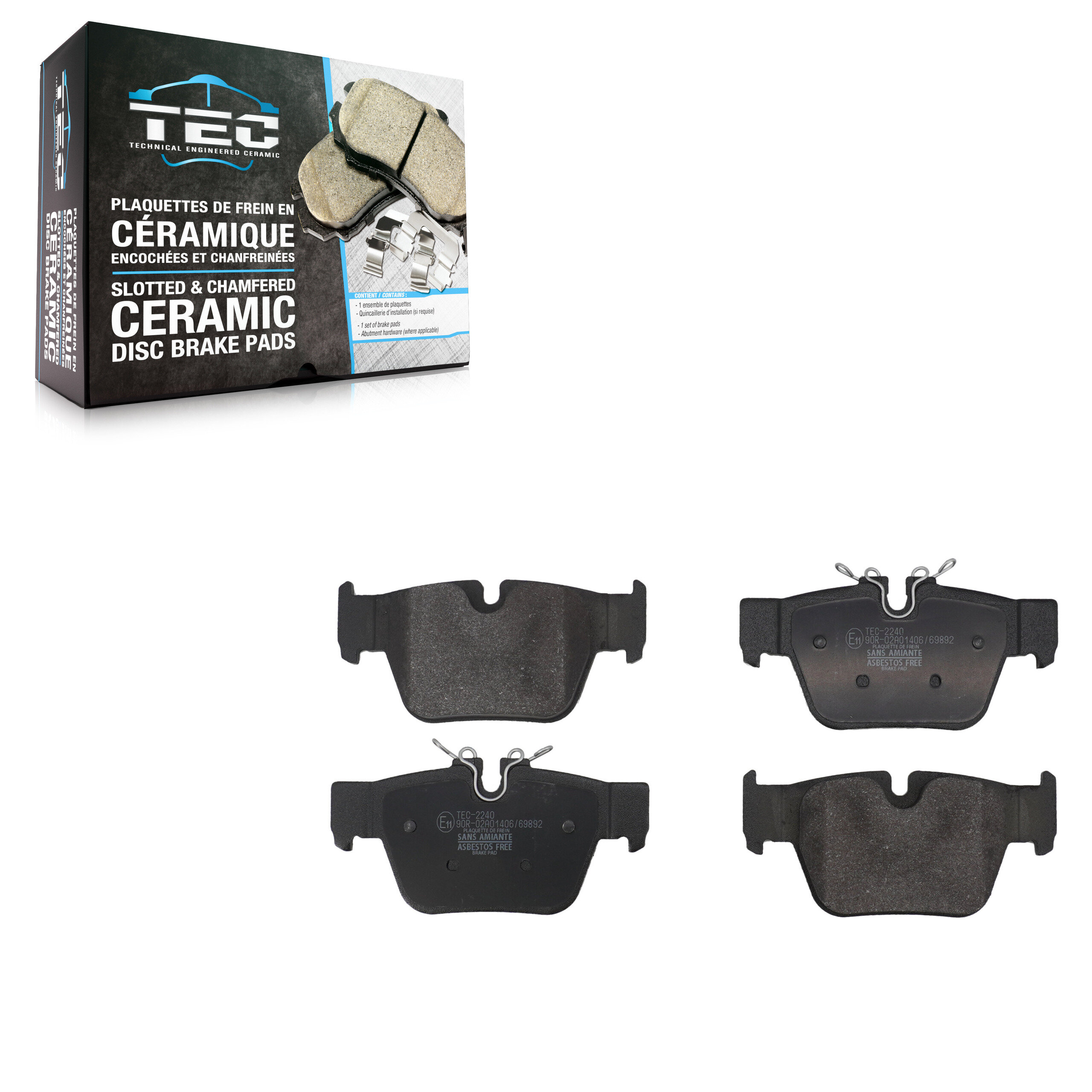 TEC - TEC-2240 - Rear Disc Brake Pad