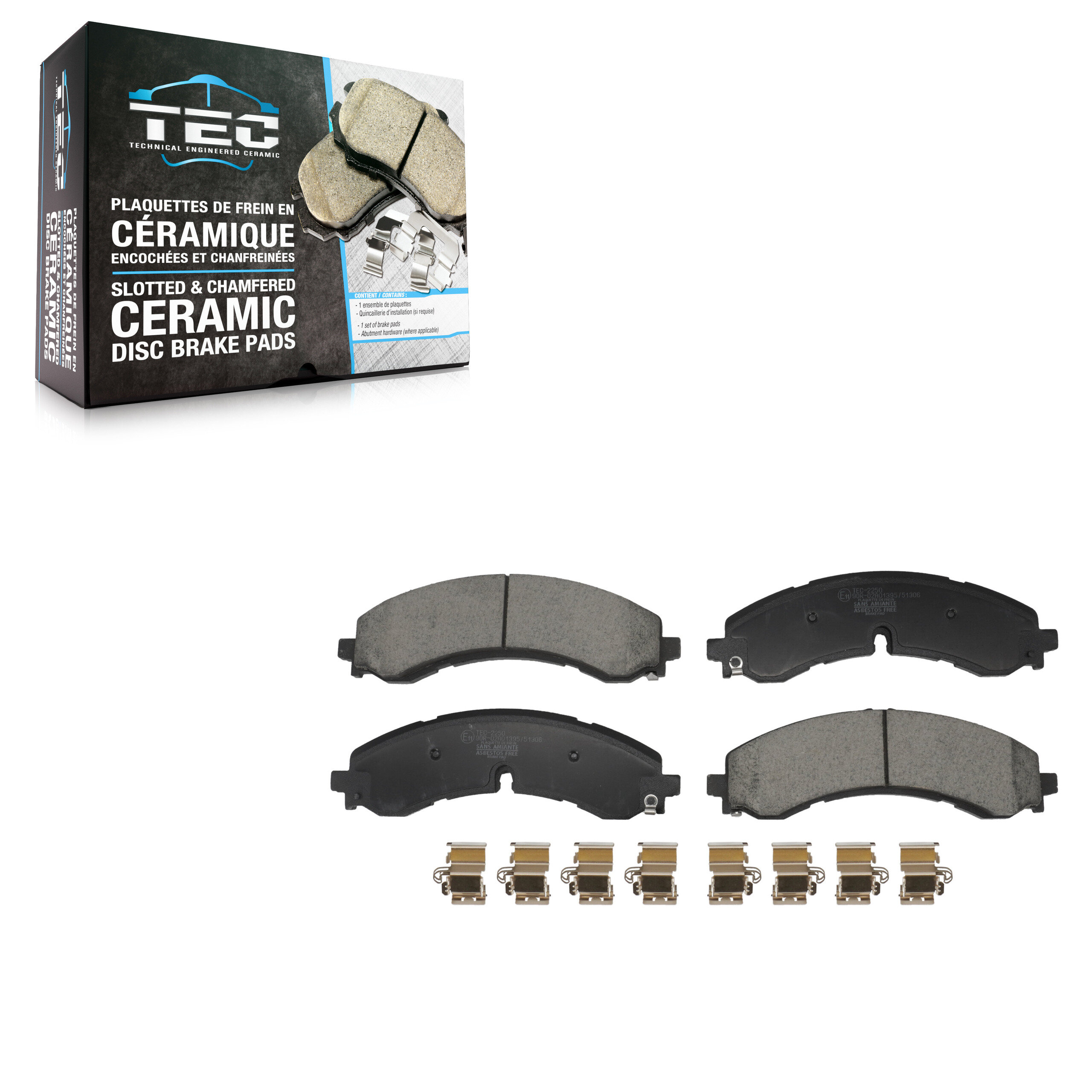 TEC - TEC-2250 - Front Disc Brake Pad