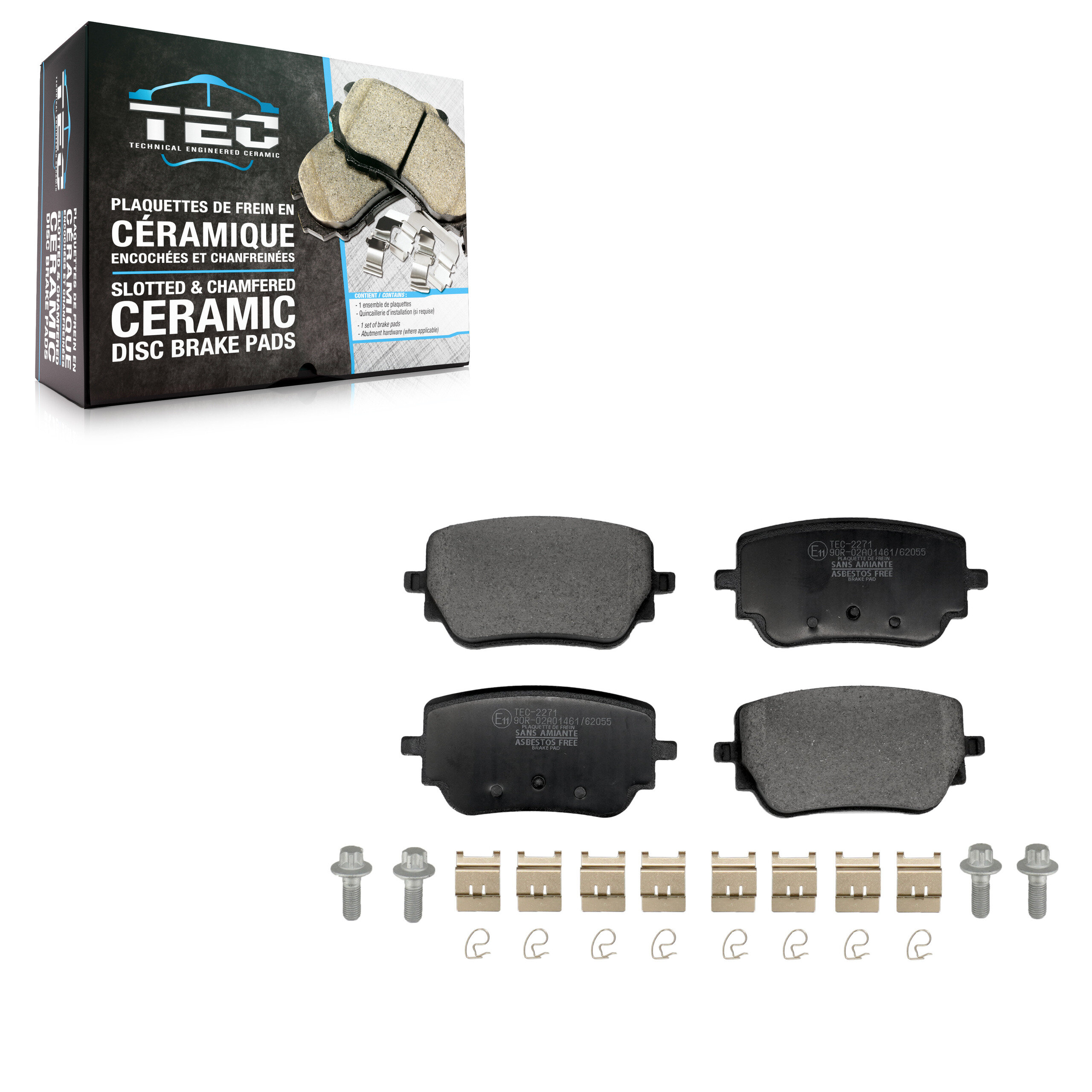 TEC - TEC-2271 - Rear Disc Brake Pad