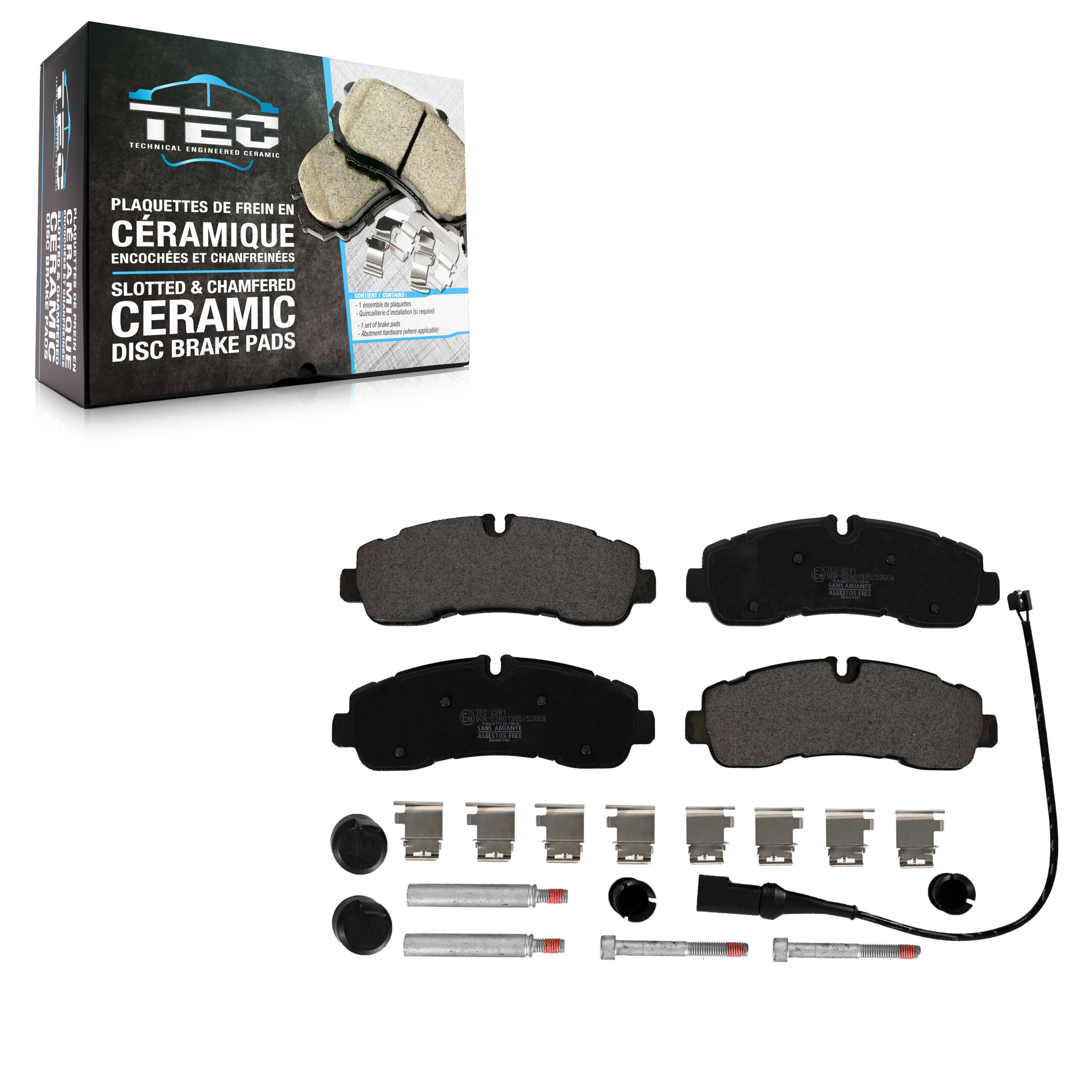 TEC - TEC-2281 - Rear Disc Brake Pad