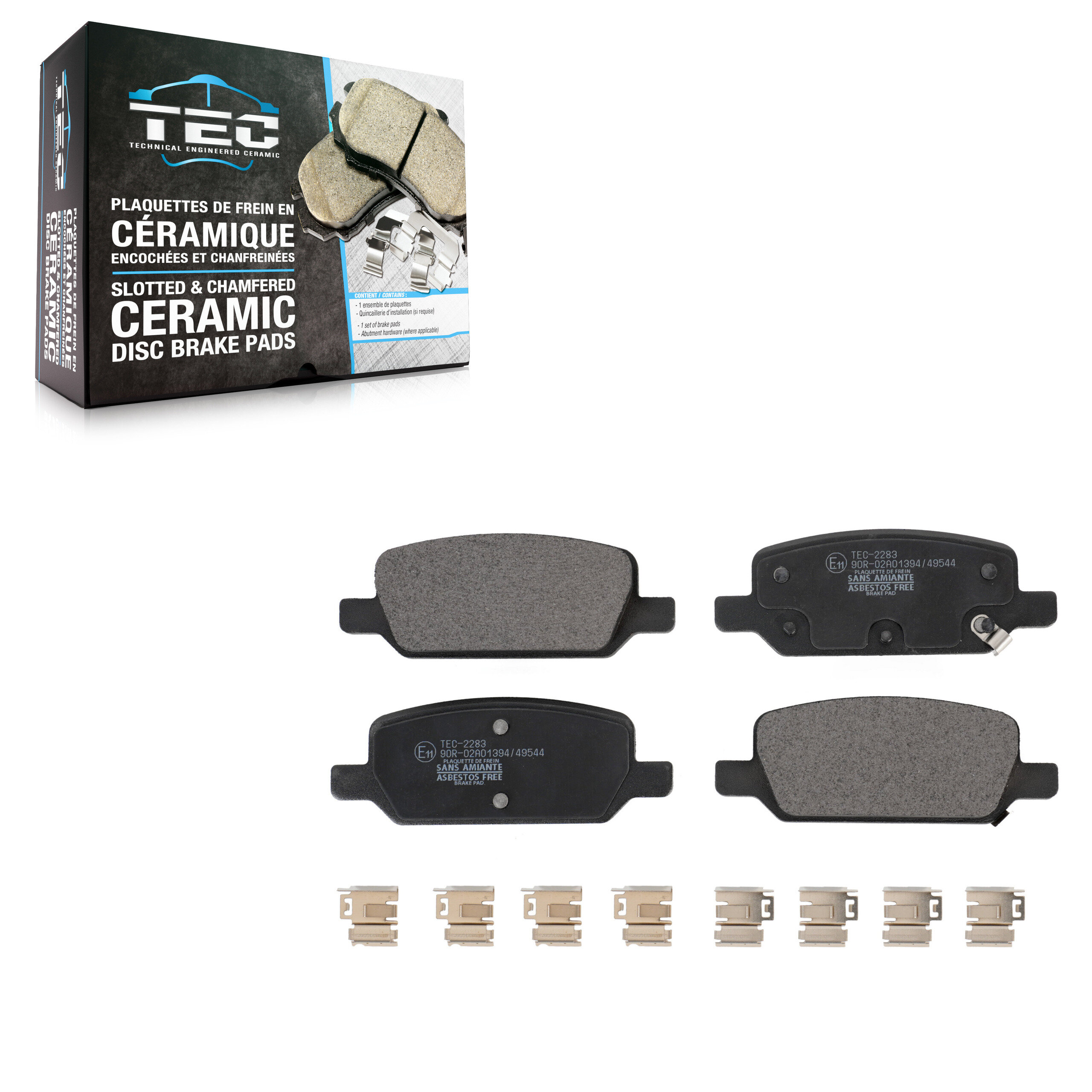 TEC - TEC-2283 - Rear Disc Brake Pad