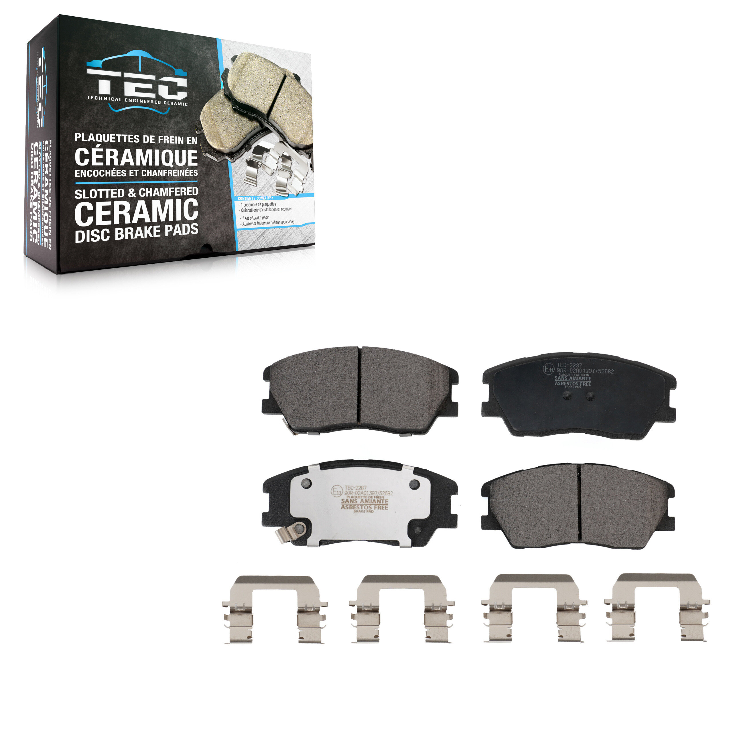 TEC - TEC-2287 - Front Disc Brake Pad