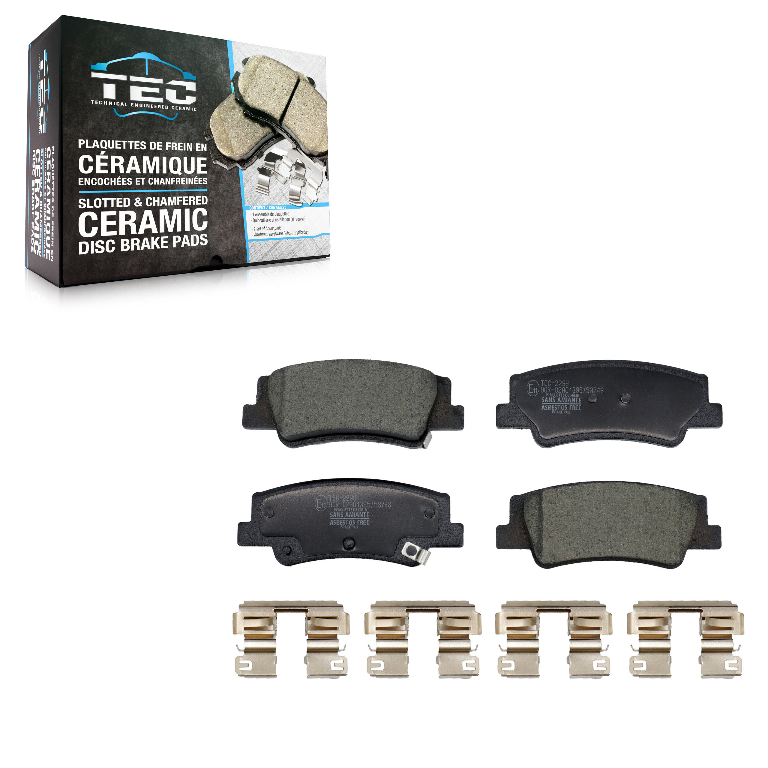 TEC - TEC-2299 - Rear Disc Brake Pad