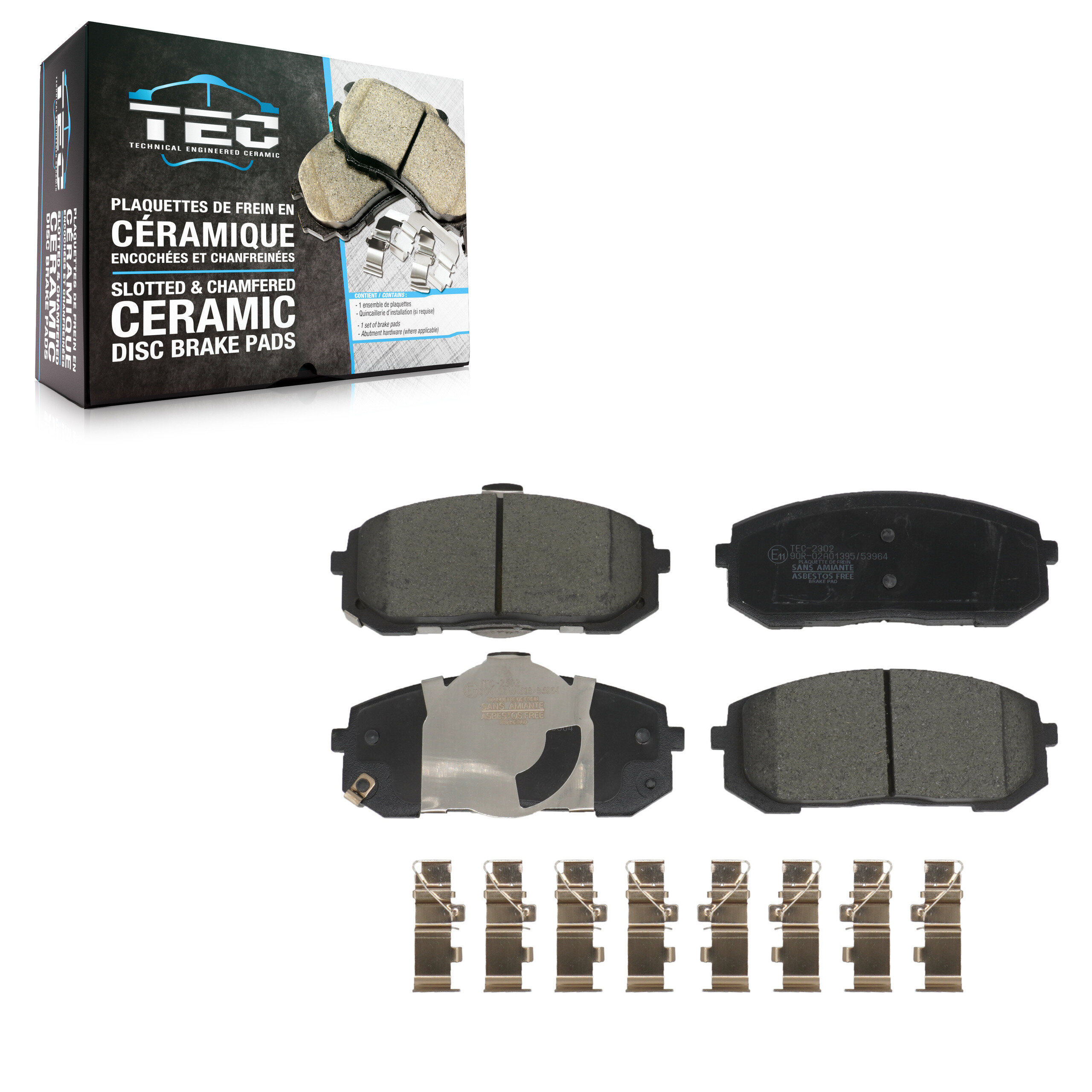 TEC - TEC-2302 - Front Disc Brake Pad