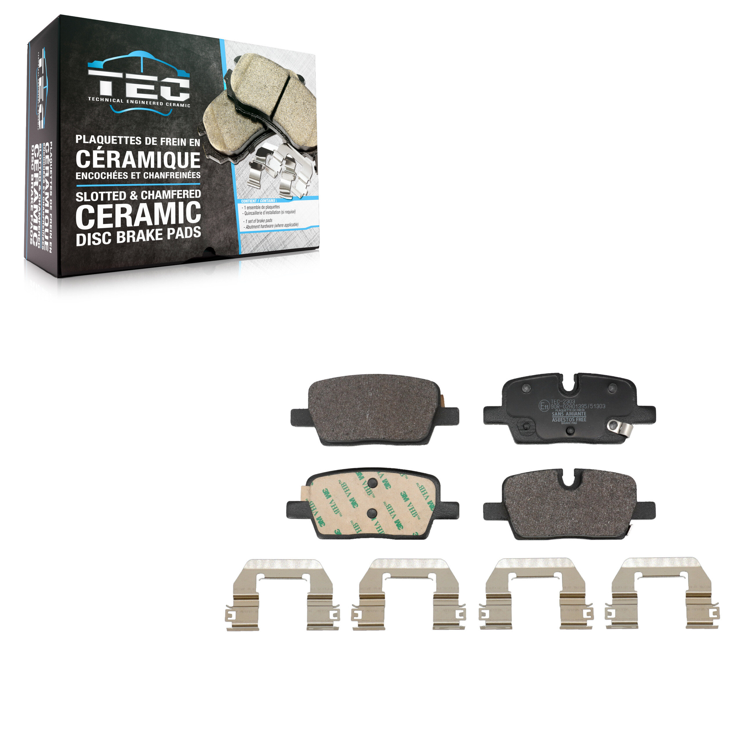 TEC - TEC-2303 - Rear Disc Brake Pad