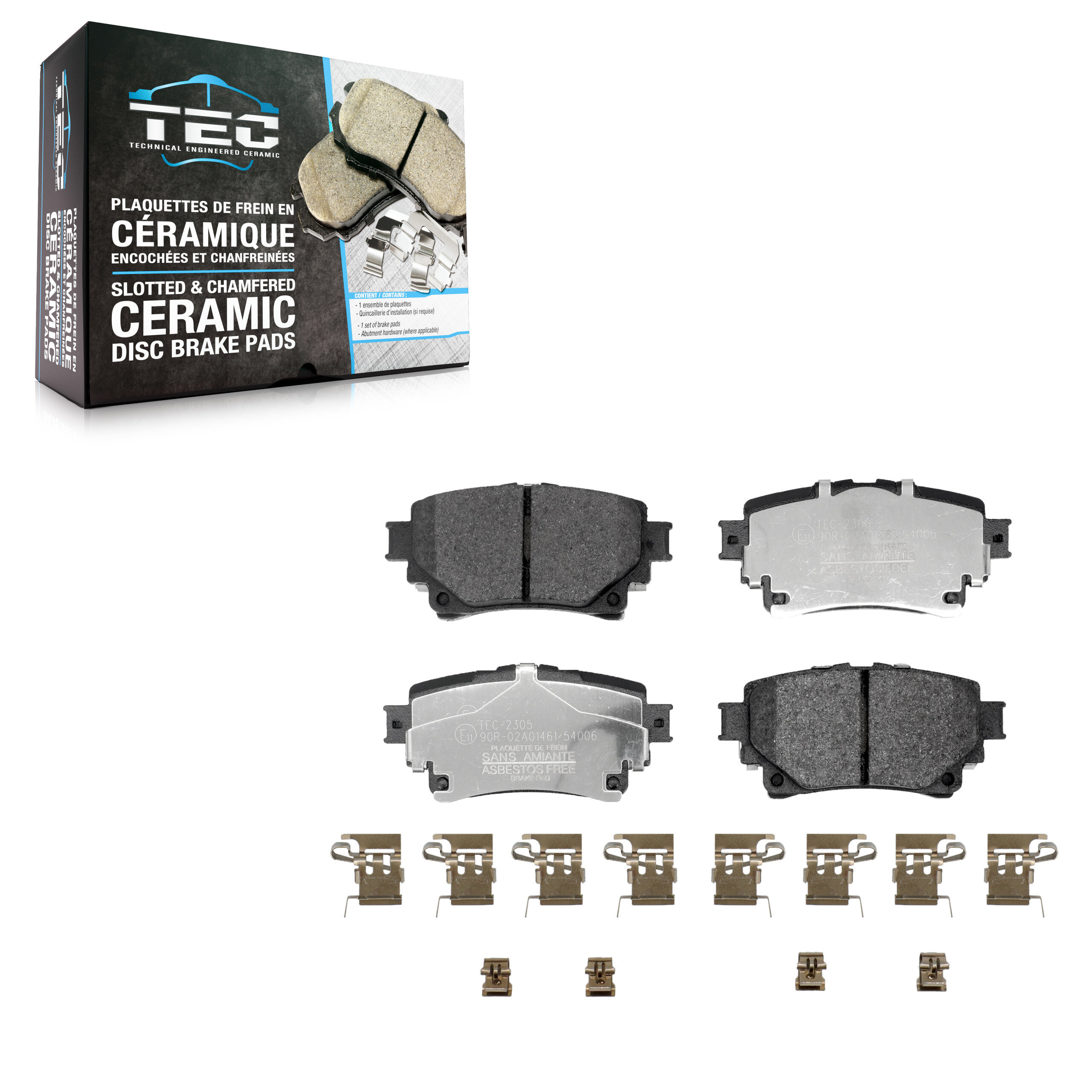 TEC - TEC-2305 - Rear Disc Brake Pad