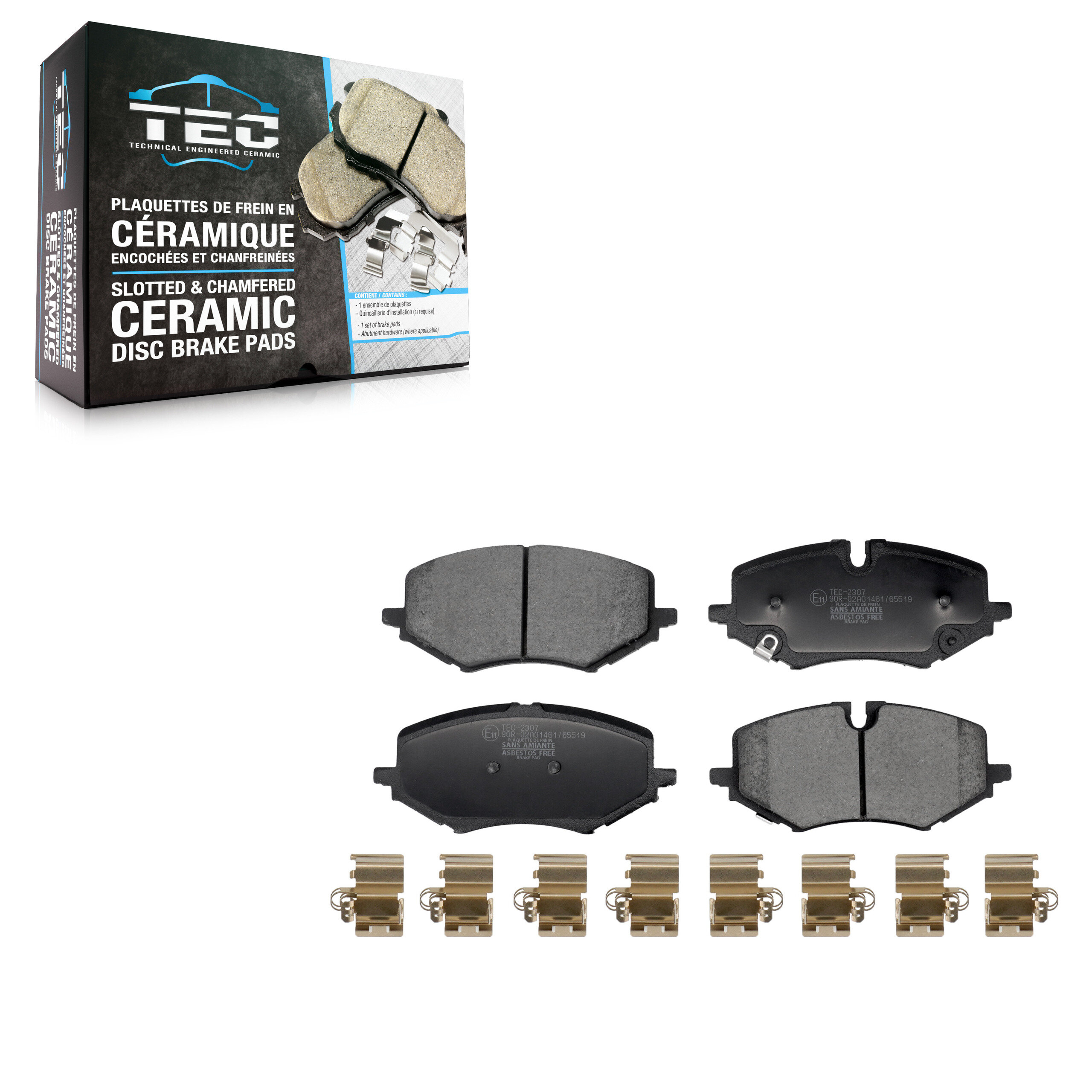 TEC - TEC-2307 - Front Disc Brake Pad