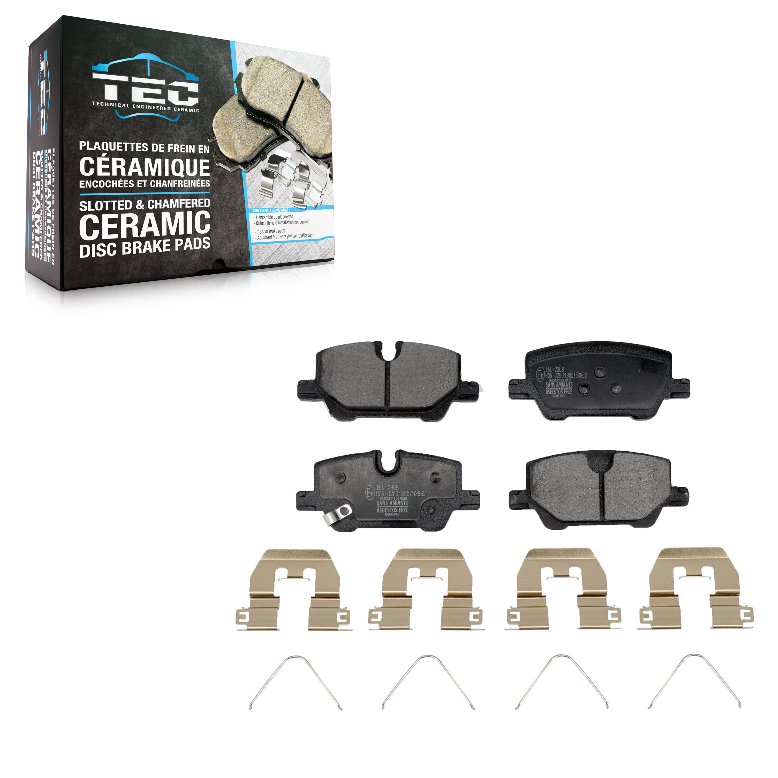 TEC - TEC-2308 - Rear Disc Brake Pad