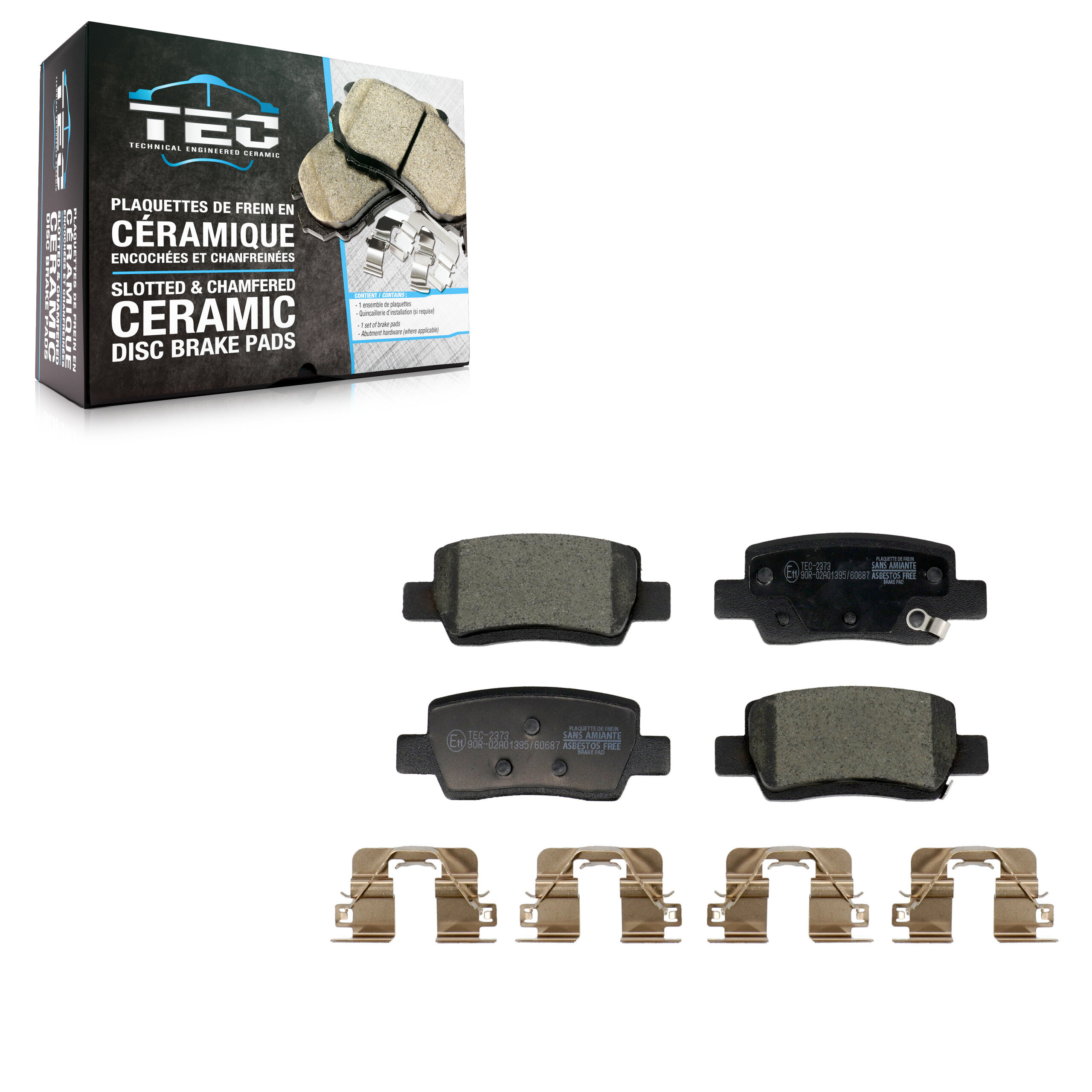 TEC - TEC-2373 - Rear Disc Brake Pad