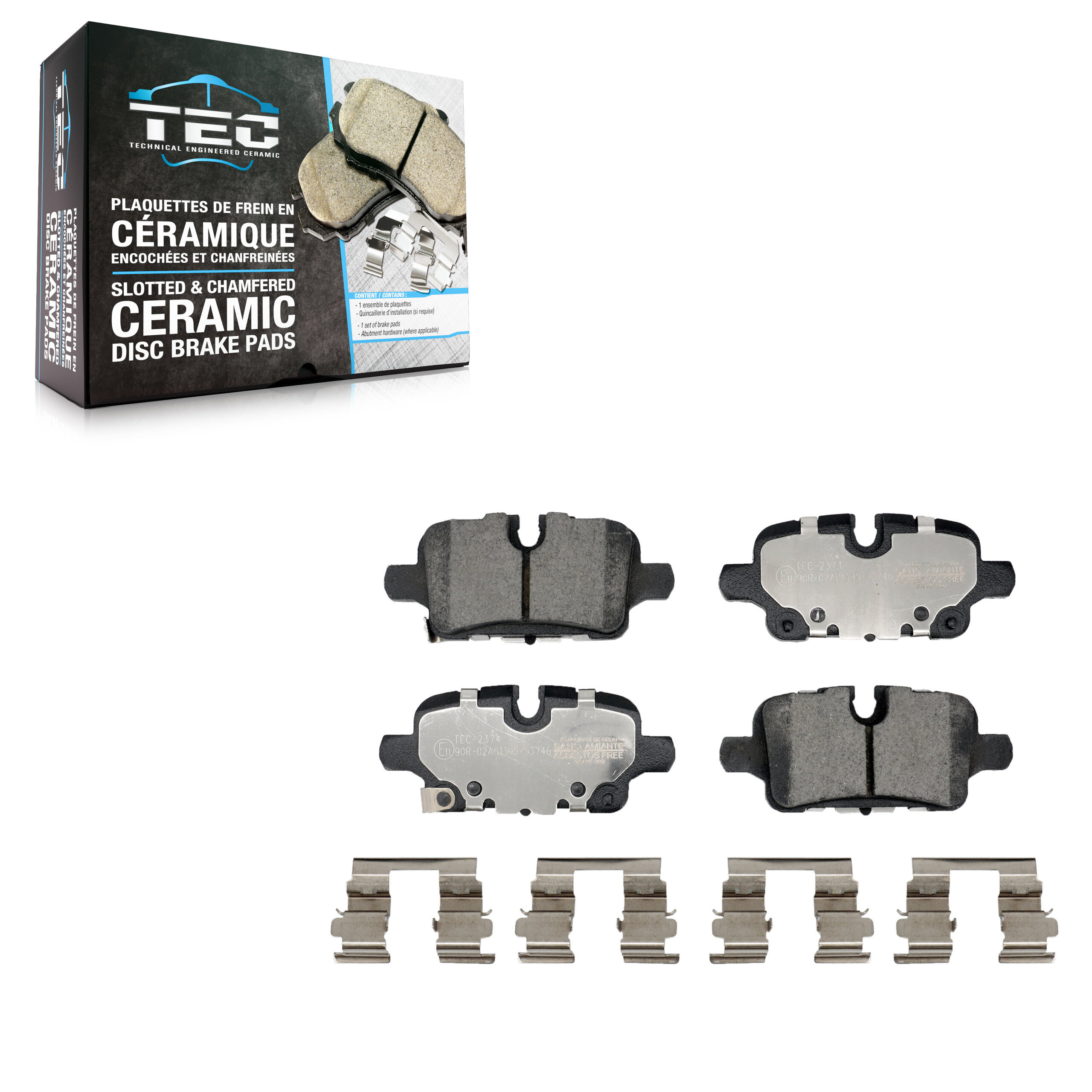 TEC - TEC-2374 - Rear Disc Brake Pad