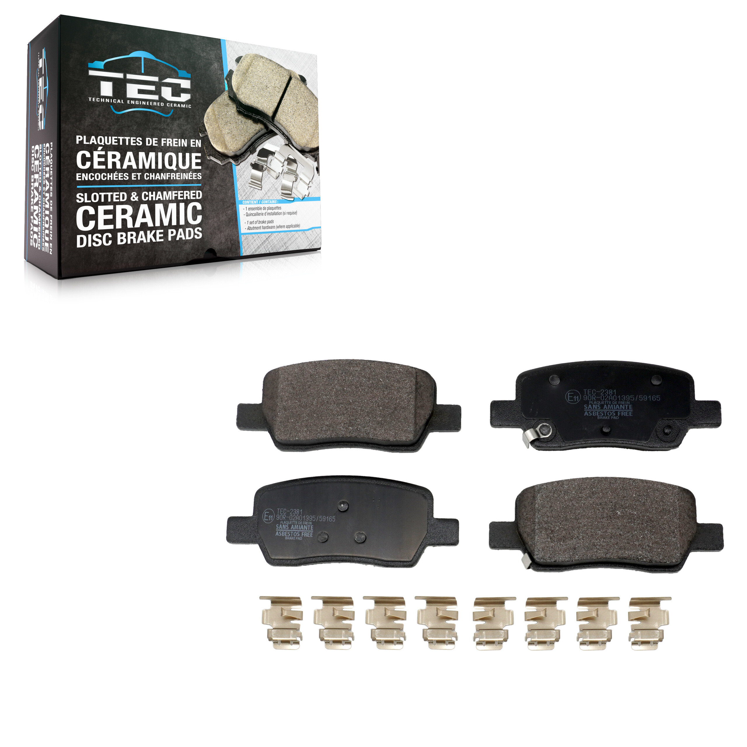 TEC - TEC-2381 - Rear Disc Brake Pad