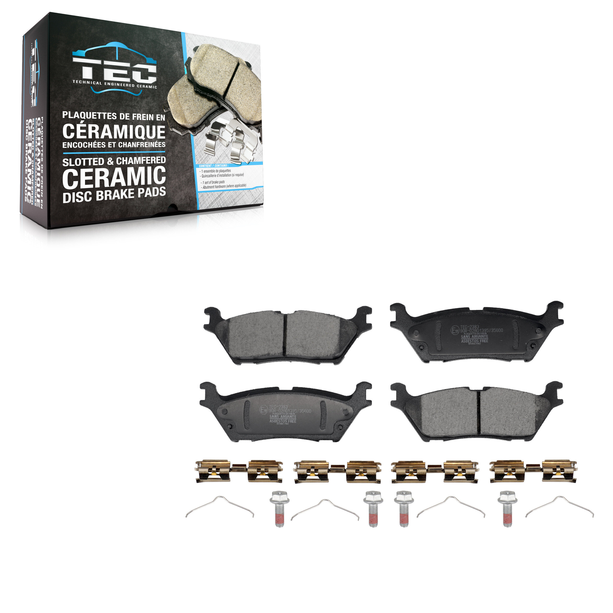 TEC - TEC-2383 - Rear Disc Brake Pad