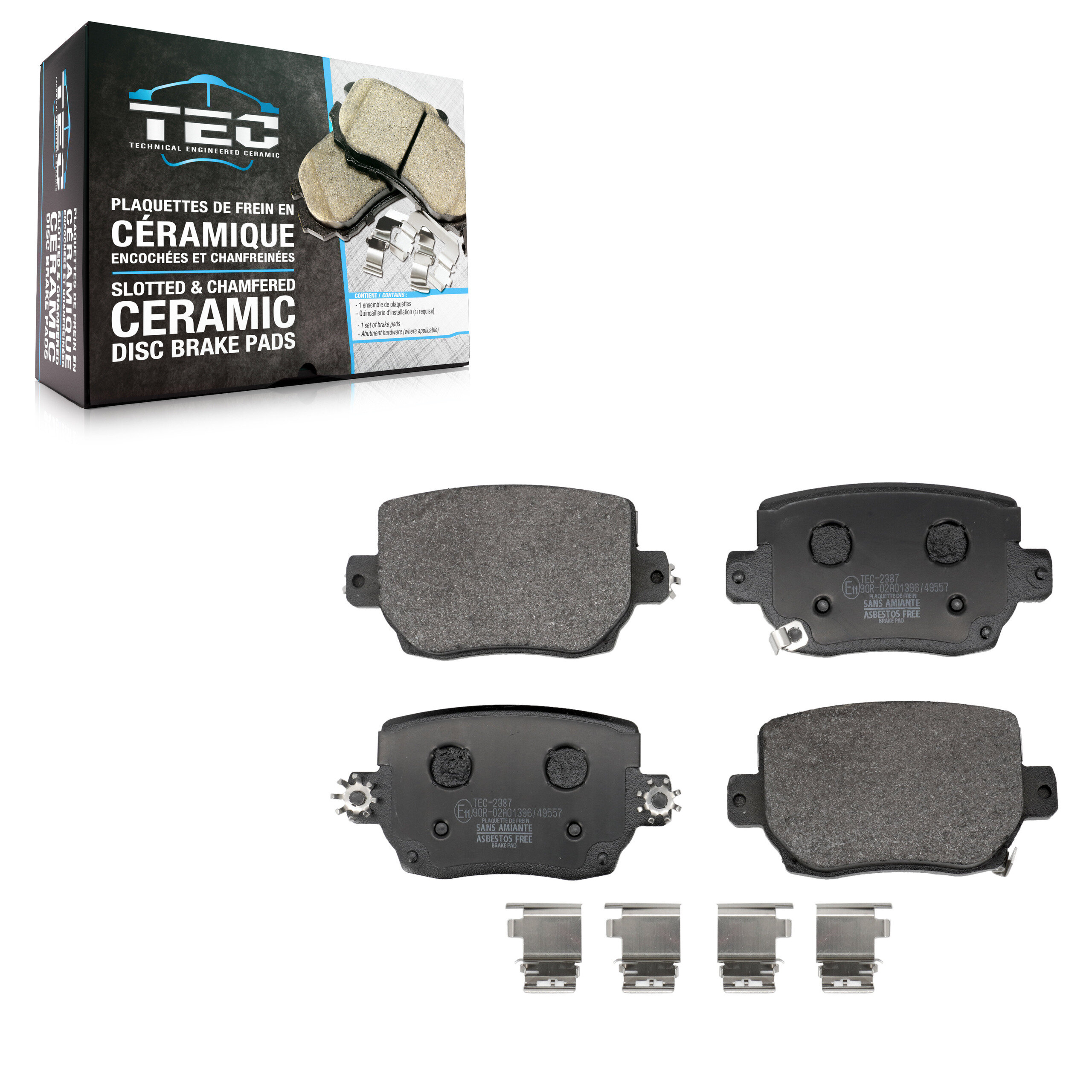 TEC - TEC-2387 - Rear Disc Brake Pad