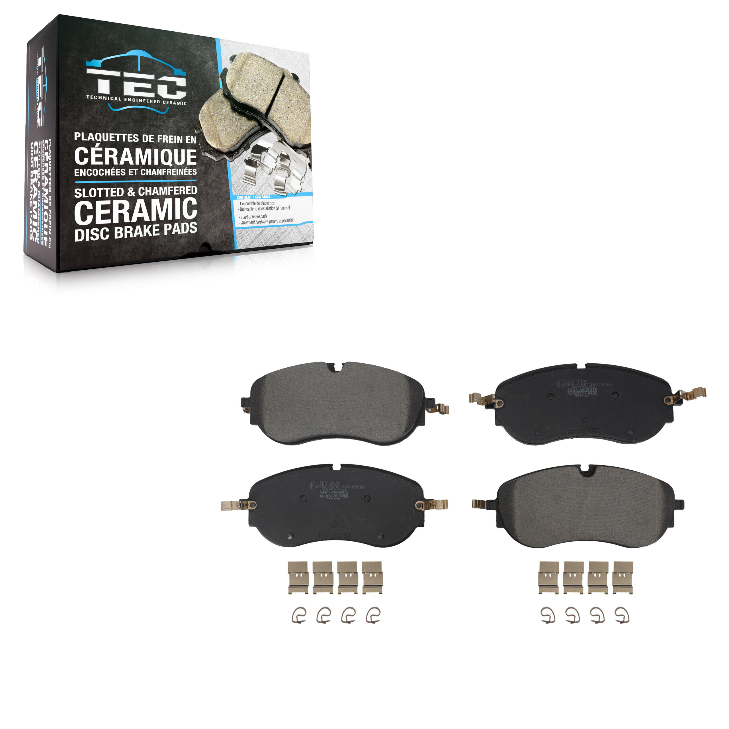 TEC - TEC-2401 - Front Disc Brake Pad