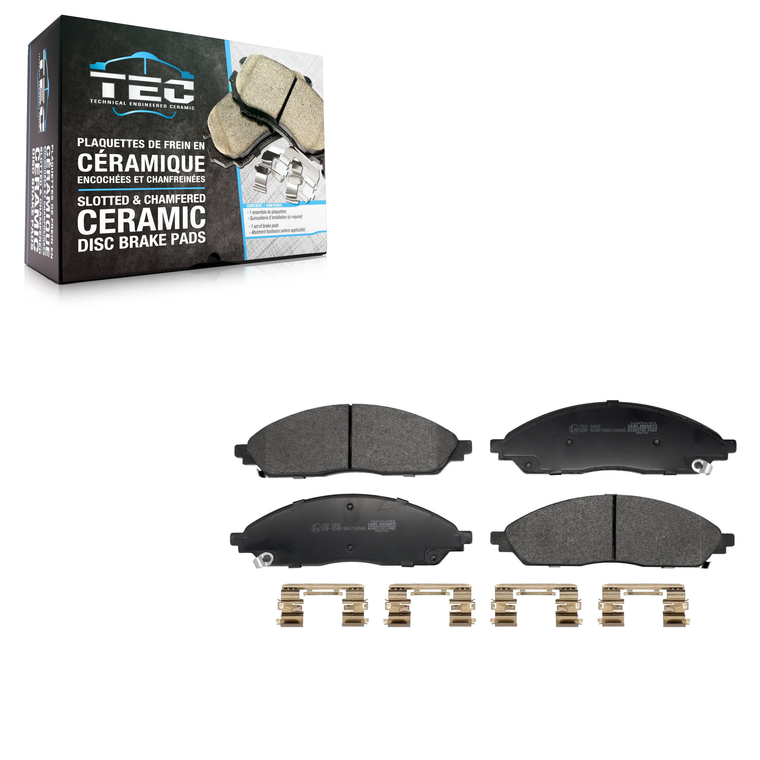 TEC - TEC-2402 - Front Disc Brake Pad