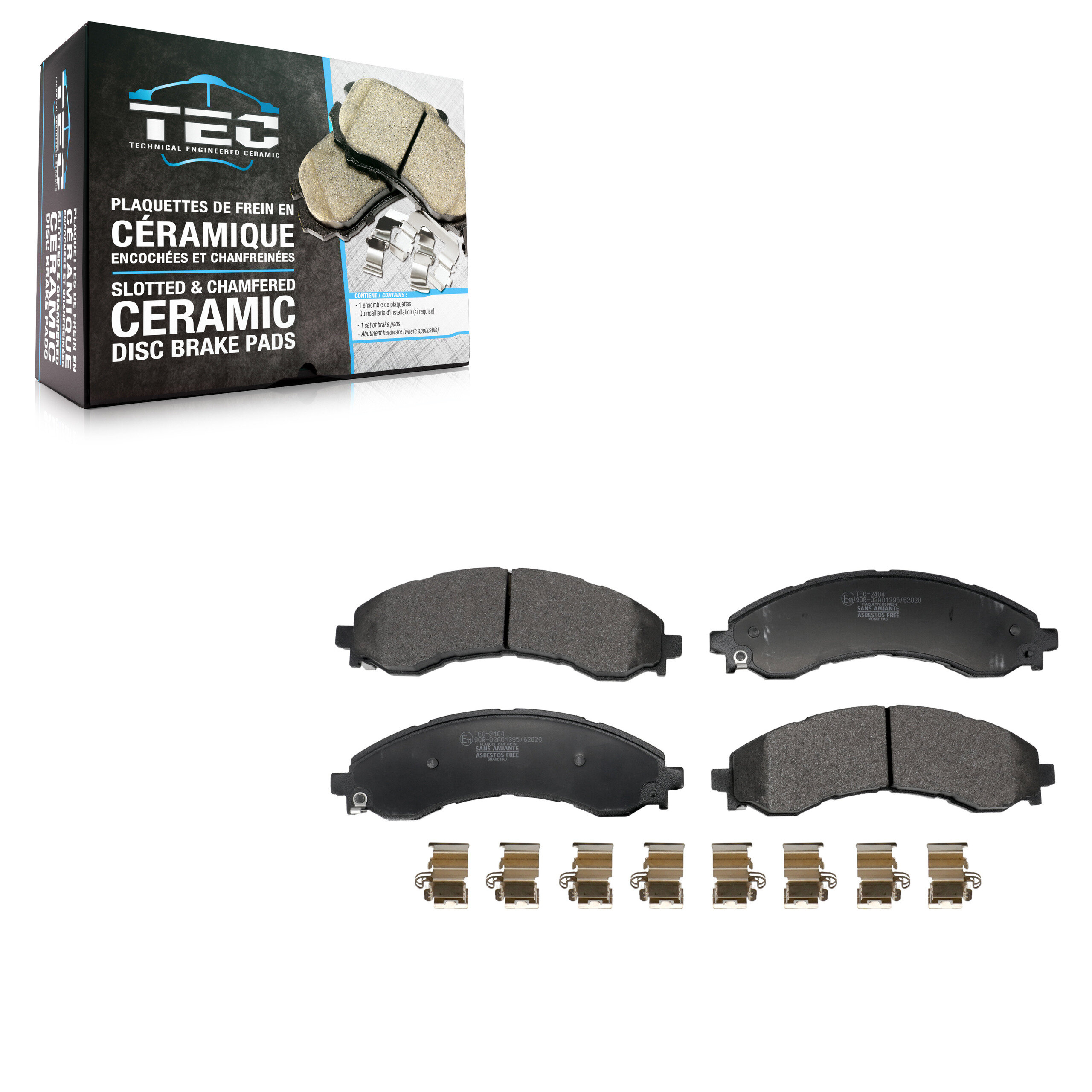 TEC - TEC-2404 - Front Disc Brake Pad