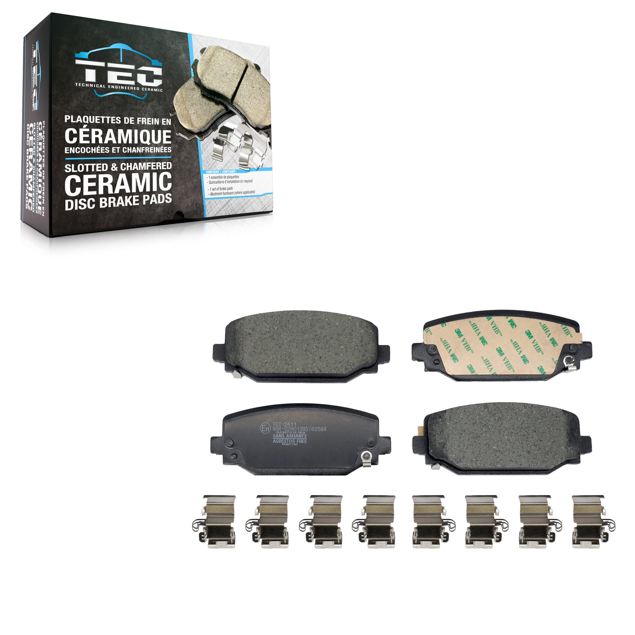 TEC - TEC-2411 - Rear Disc Brake Pad