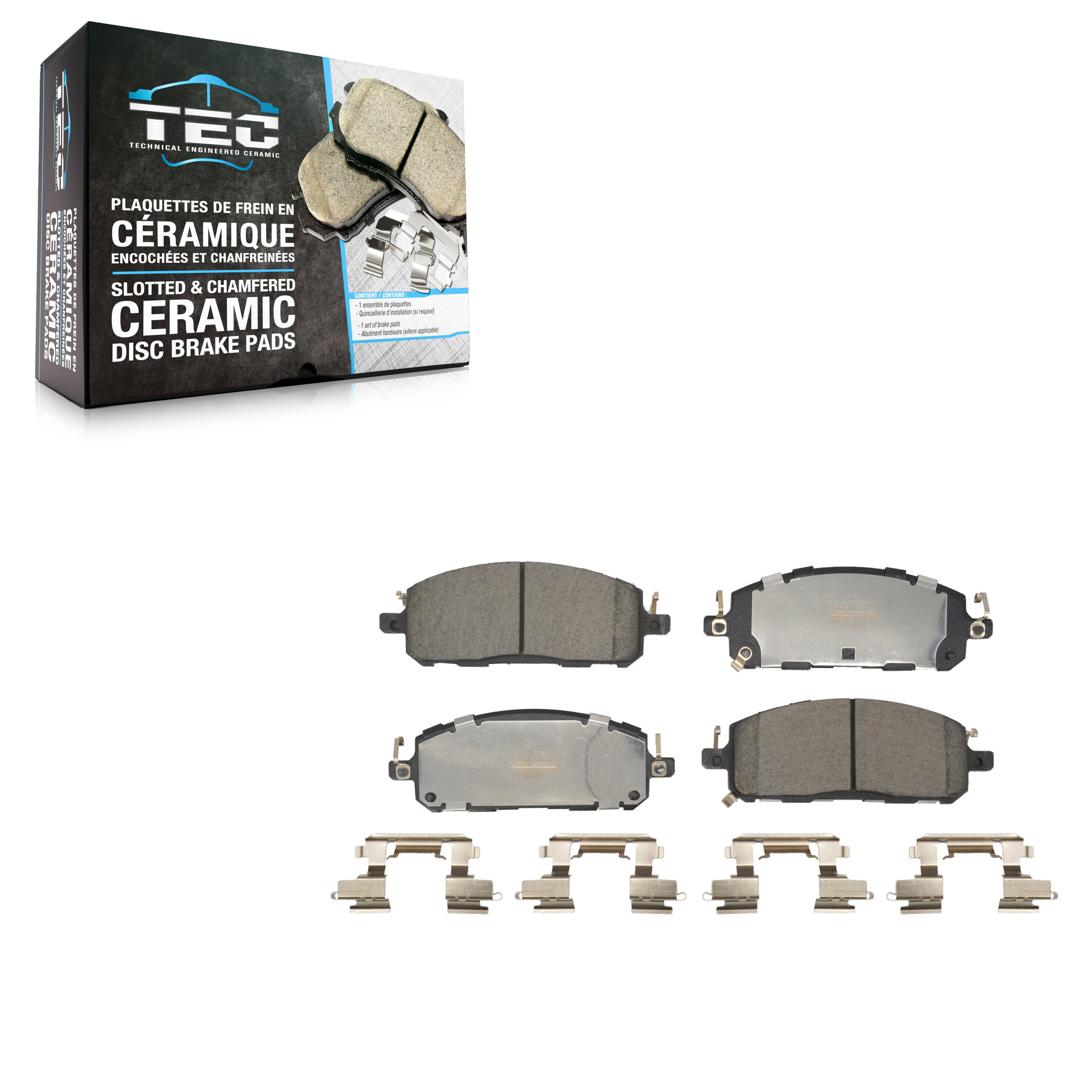 TEC - TEC-2413 - Front Disc Brake Pad