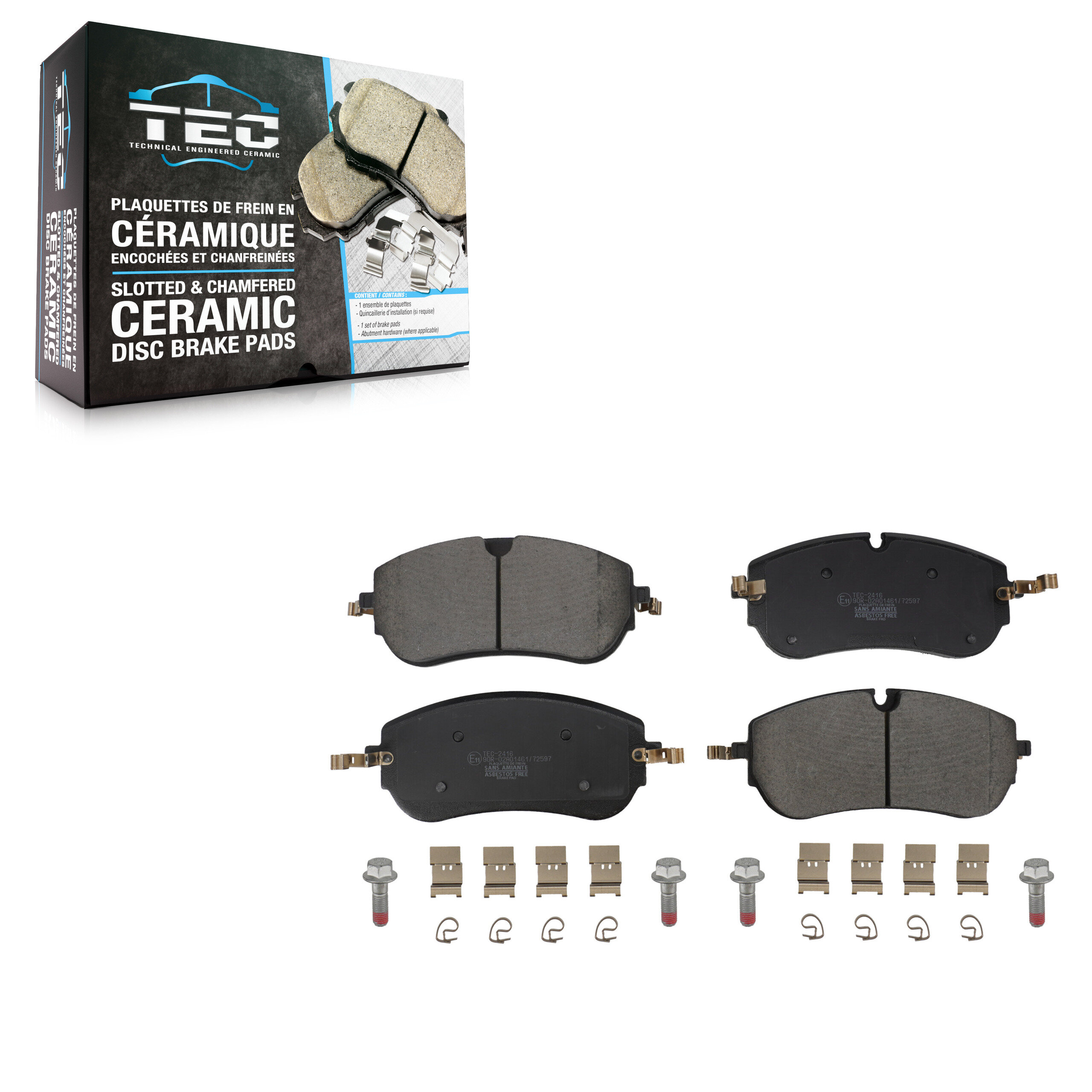 TEC - TEC-2416 - Front Disc Brake Pad