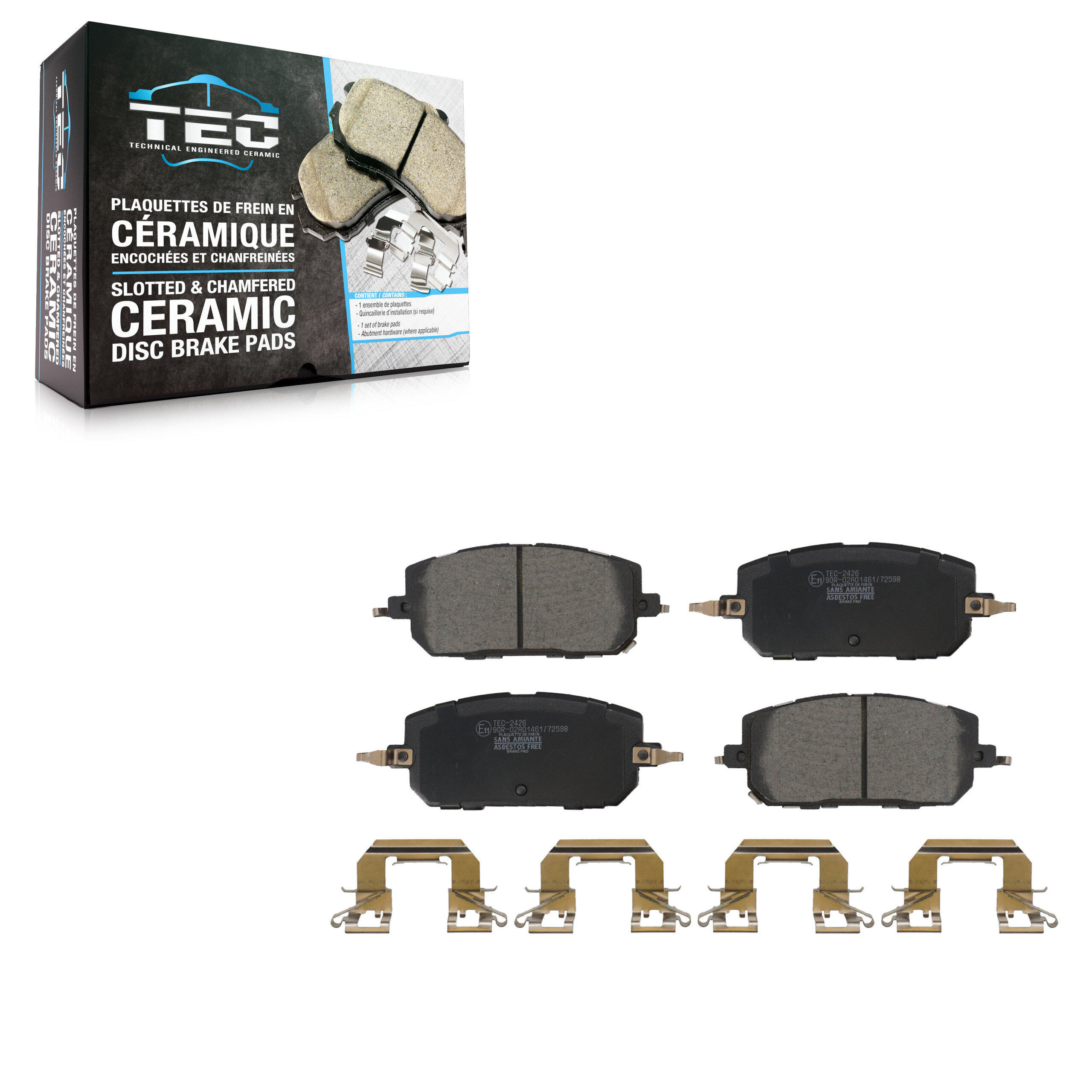 TEC - TEC-2426 - Front Disc Brake Pad