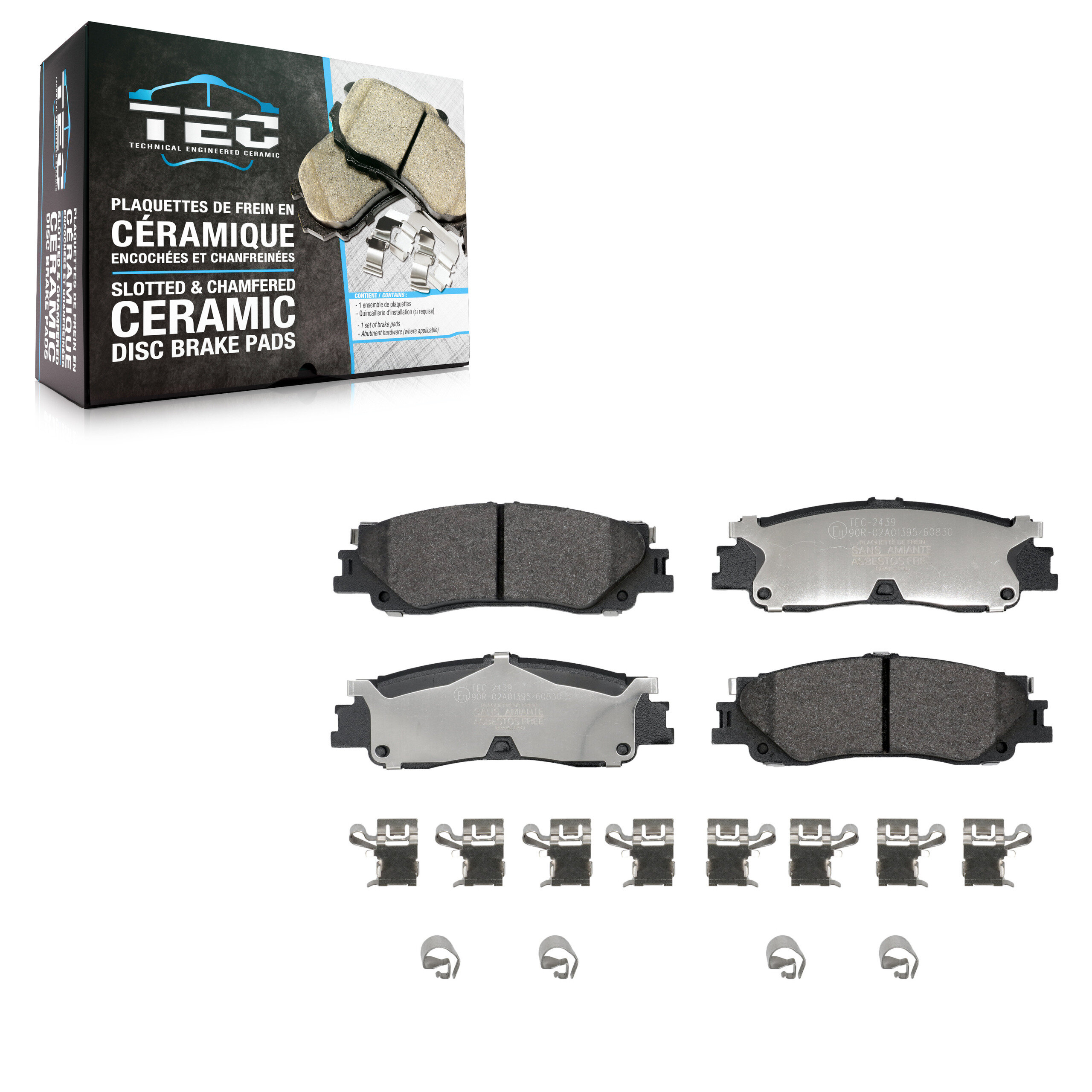 TEC - TEC-2439 - Rear Disc Brake Pad
