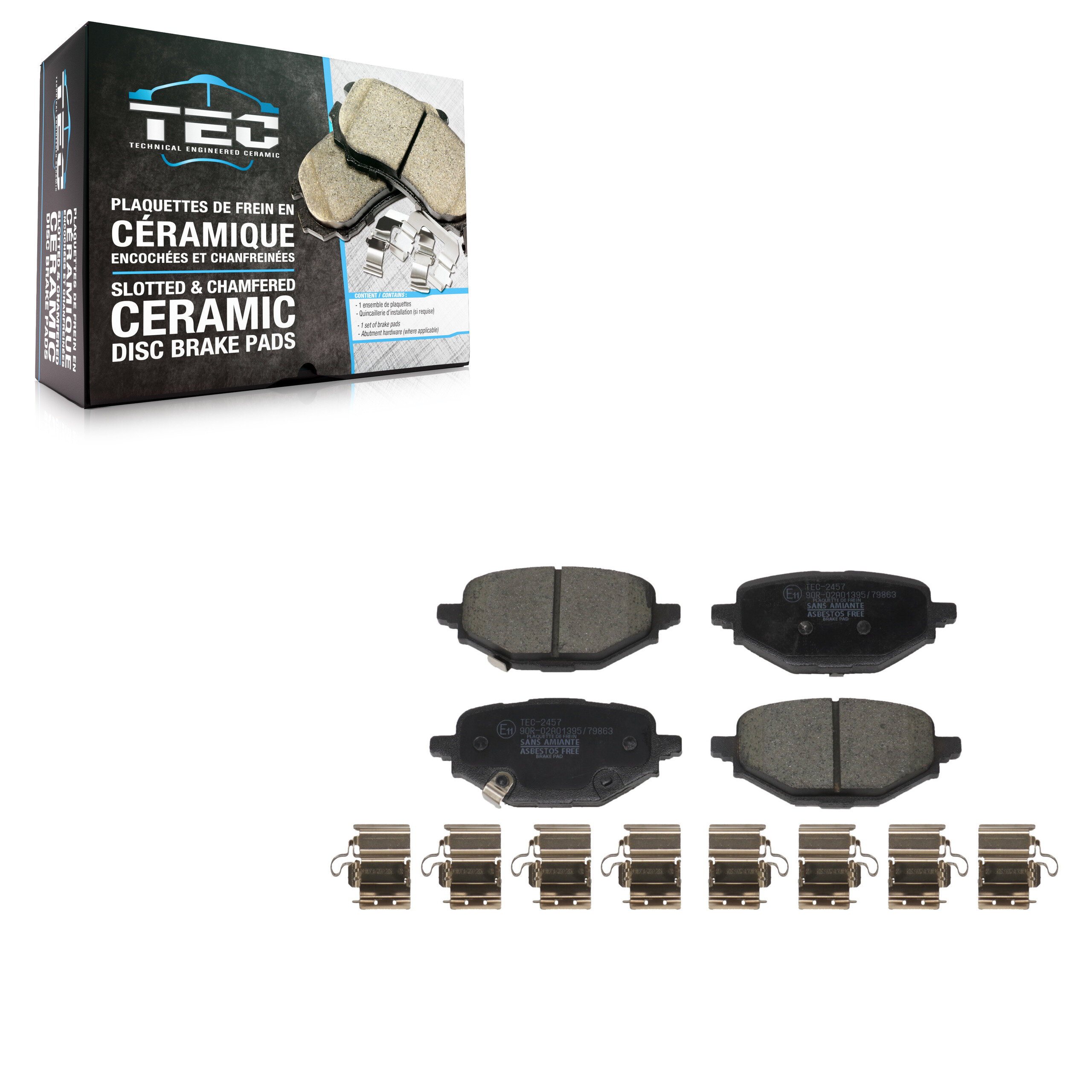 TEC - TEC-2457 - Rear Disc Brake Pad