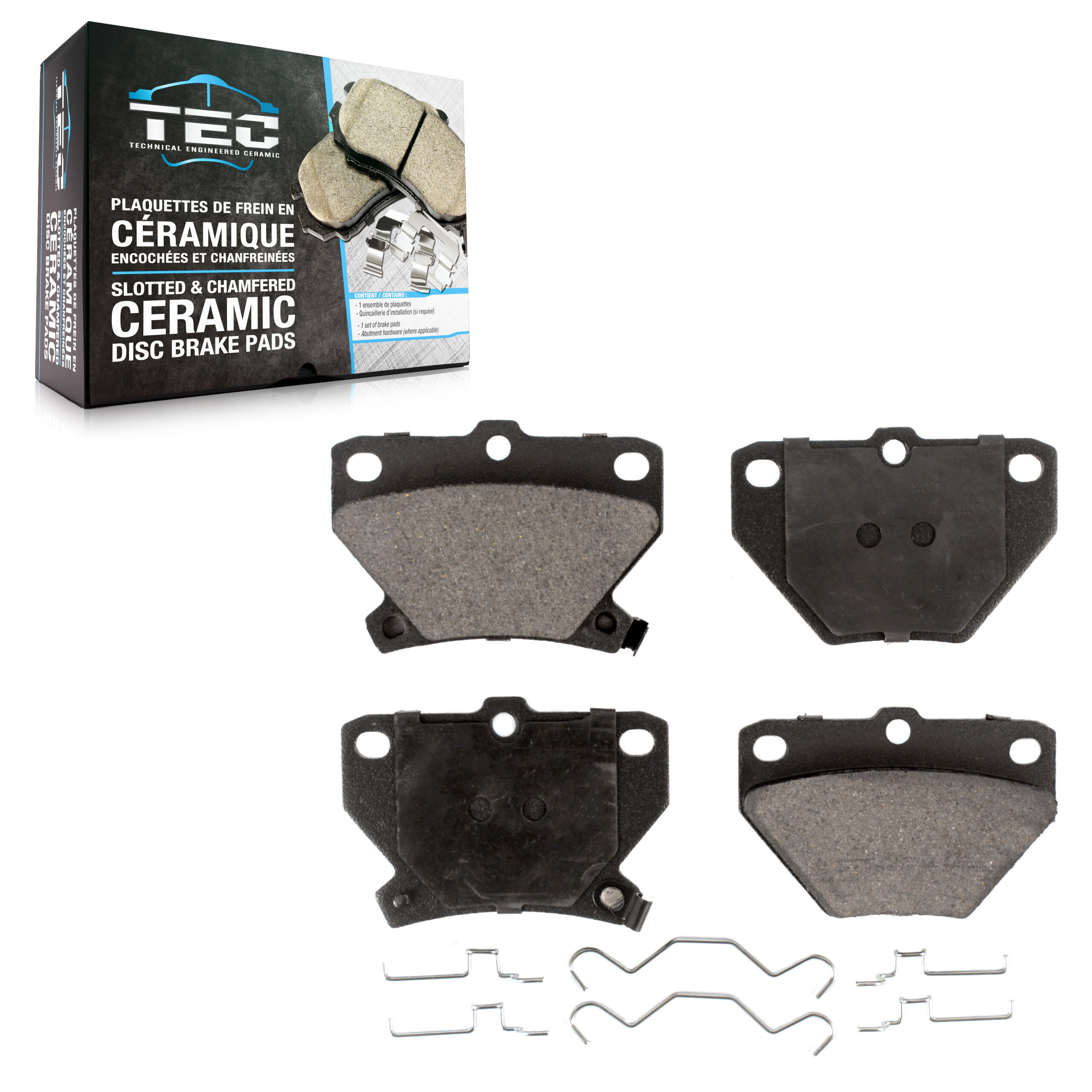 TEC Rear Ceramic Brake Pads Set TEC-823-1684-30