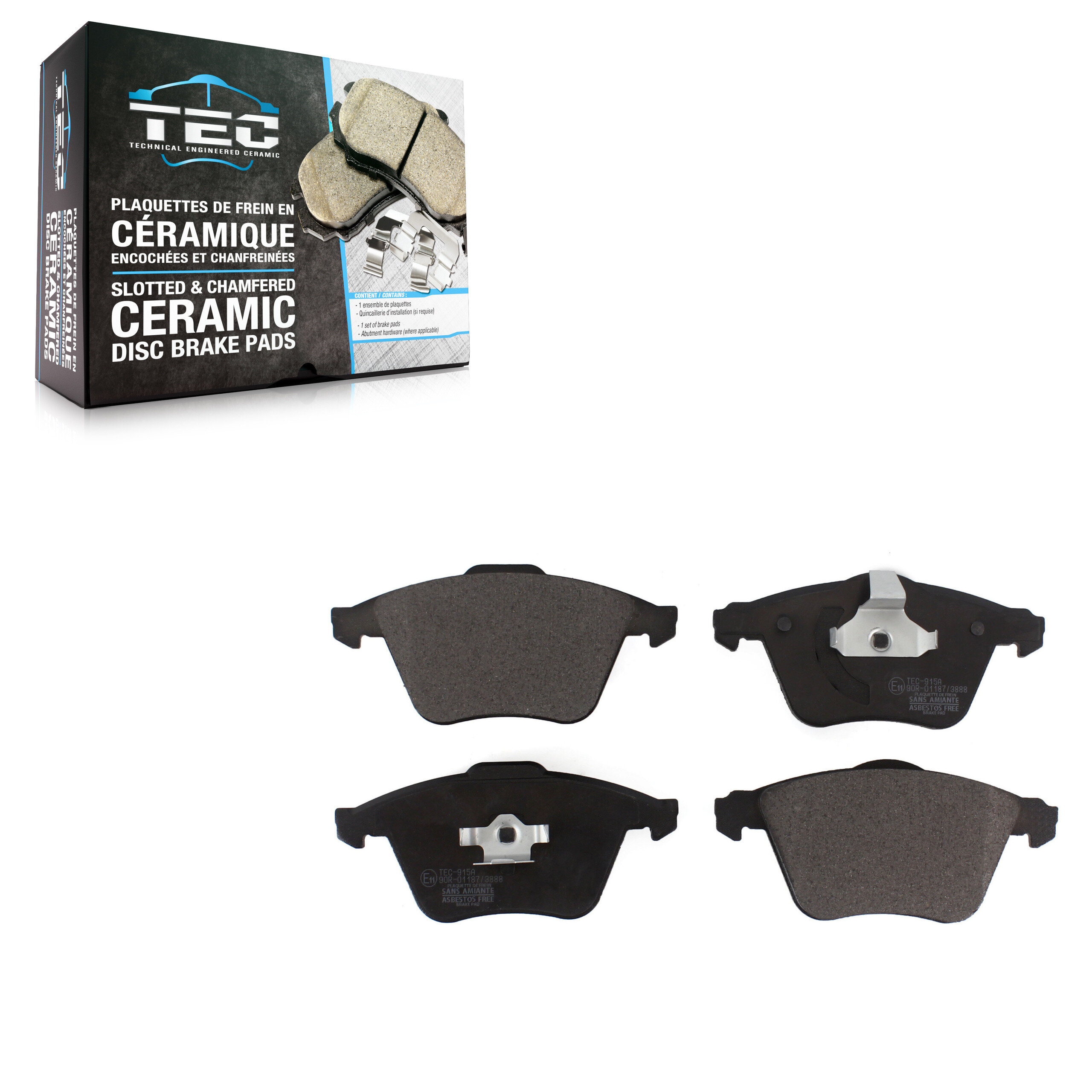 TEC - TEC-915A - Front Disc Brake Pad