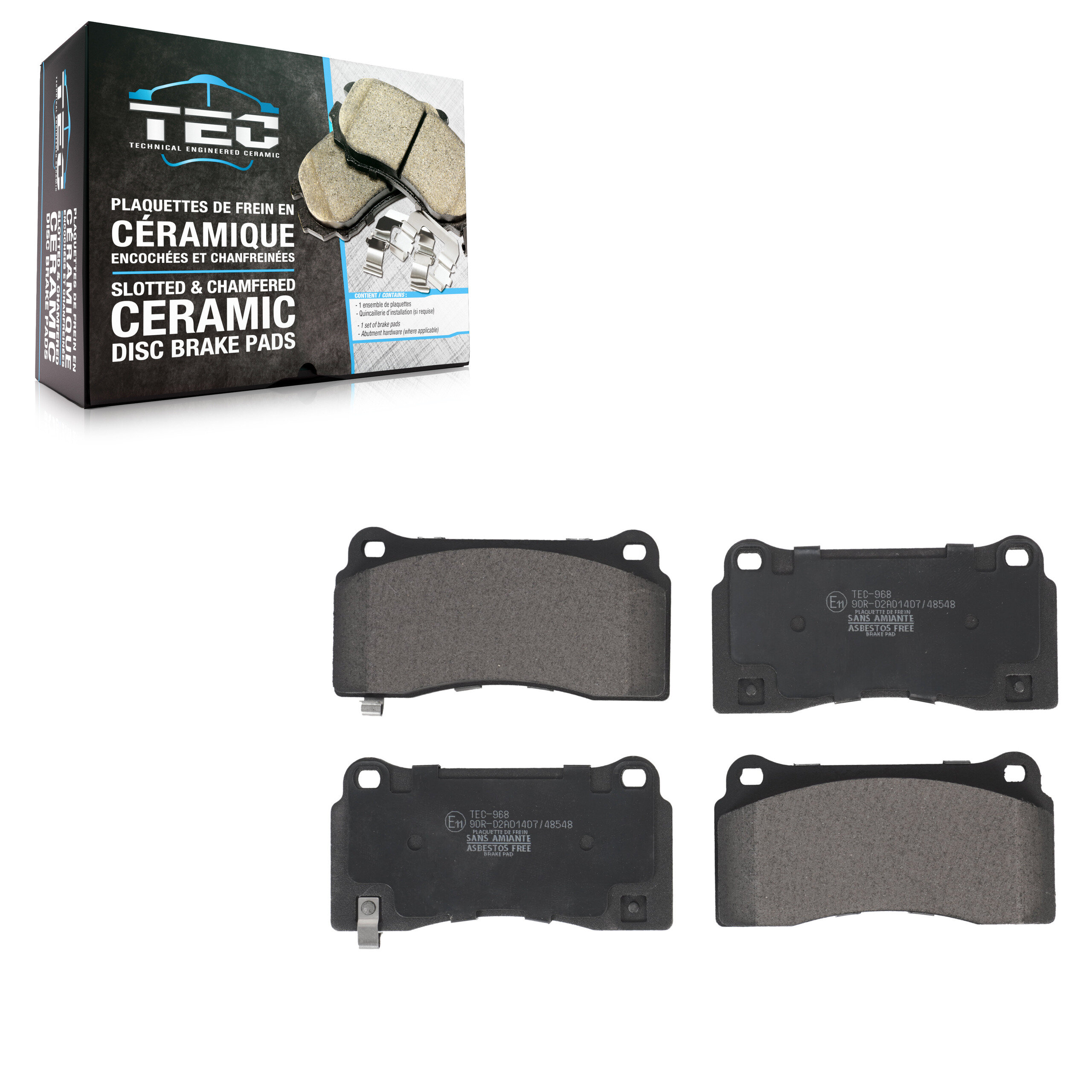 TEC - TEC-968 - Front Disc Brake Pad