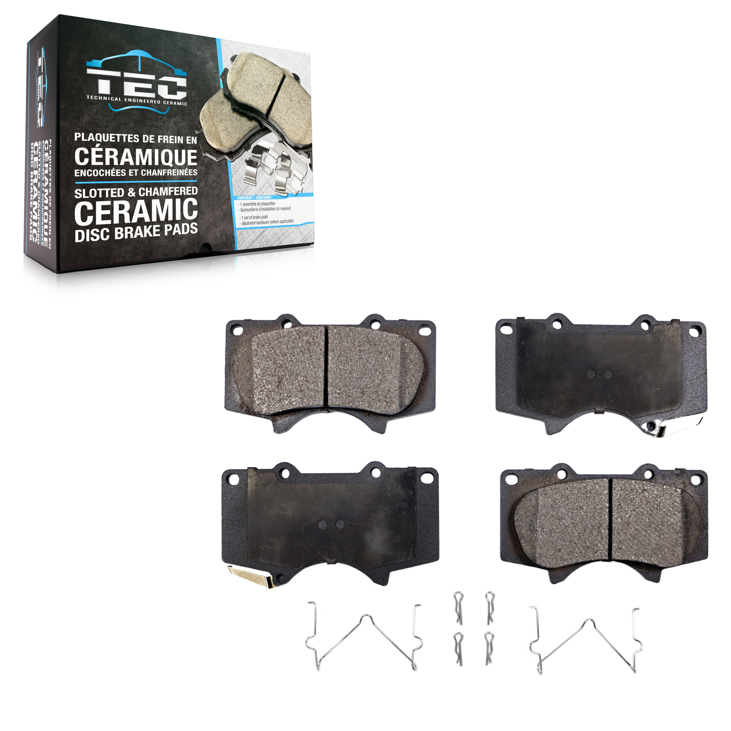 TEC Front Ceramic Brake Pads Set TEC-976-1684-22