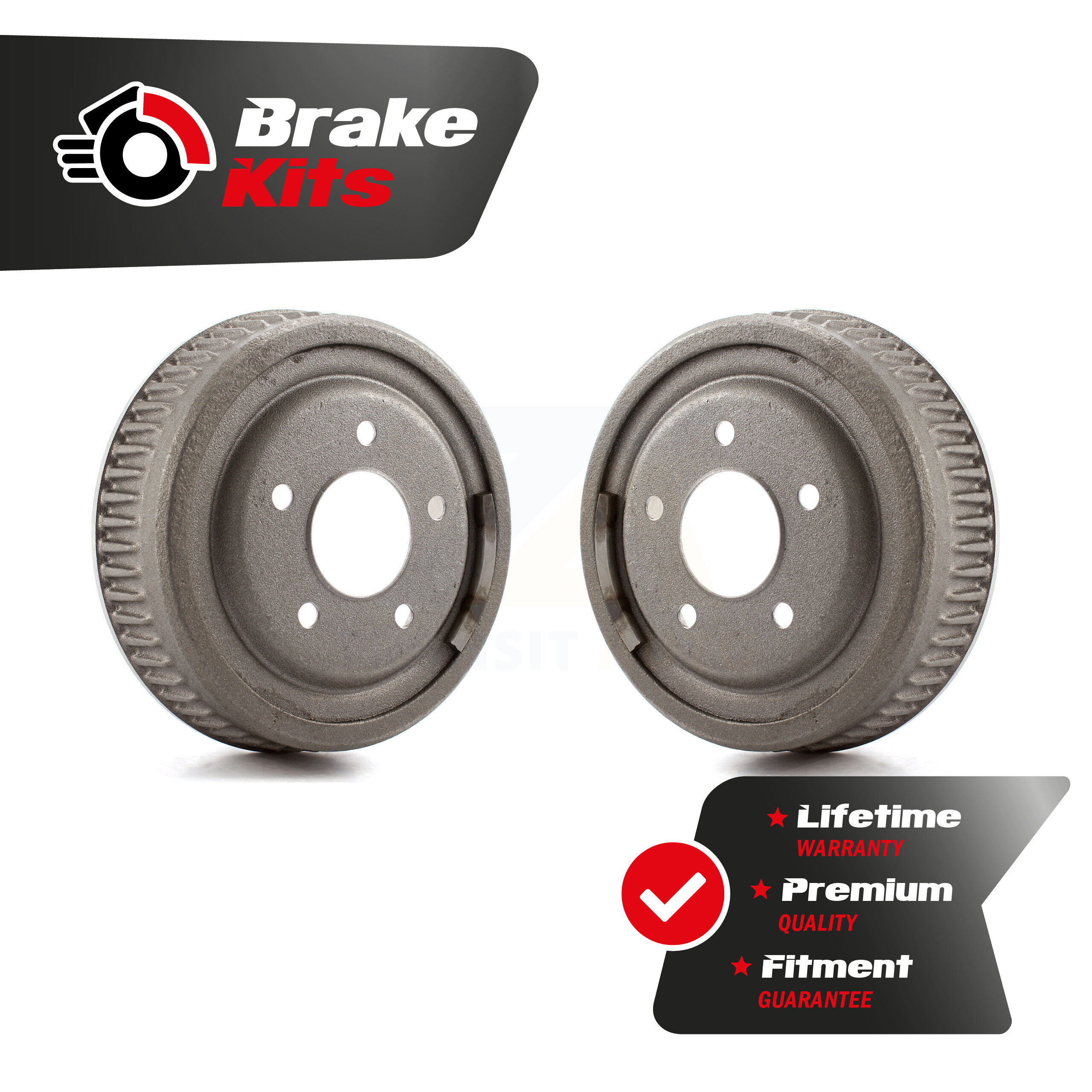 Rear Brake Drums Pair For 1988-1999 Chevrolet C1500 GMC