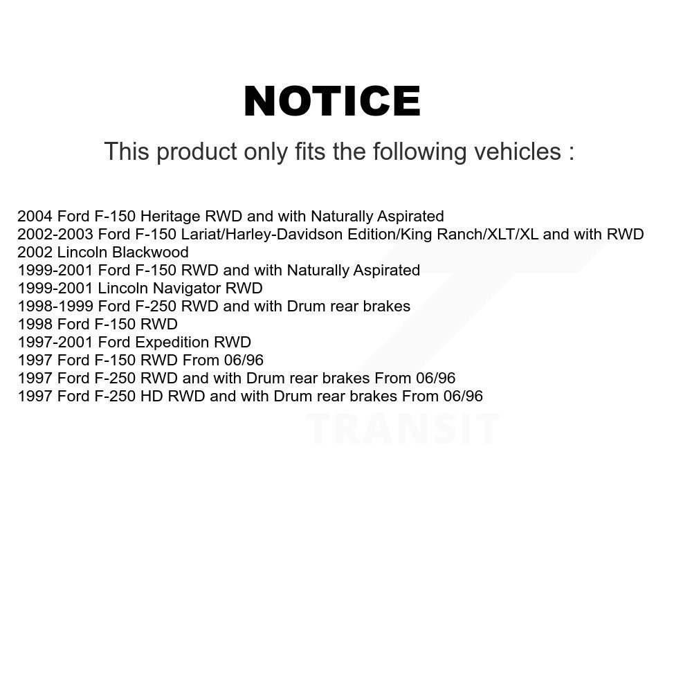 [Centre arrière] Frein hydraulique central arrière Trou pour Ford F-150 F-250 HD Expédition Heritage