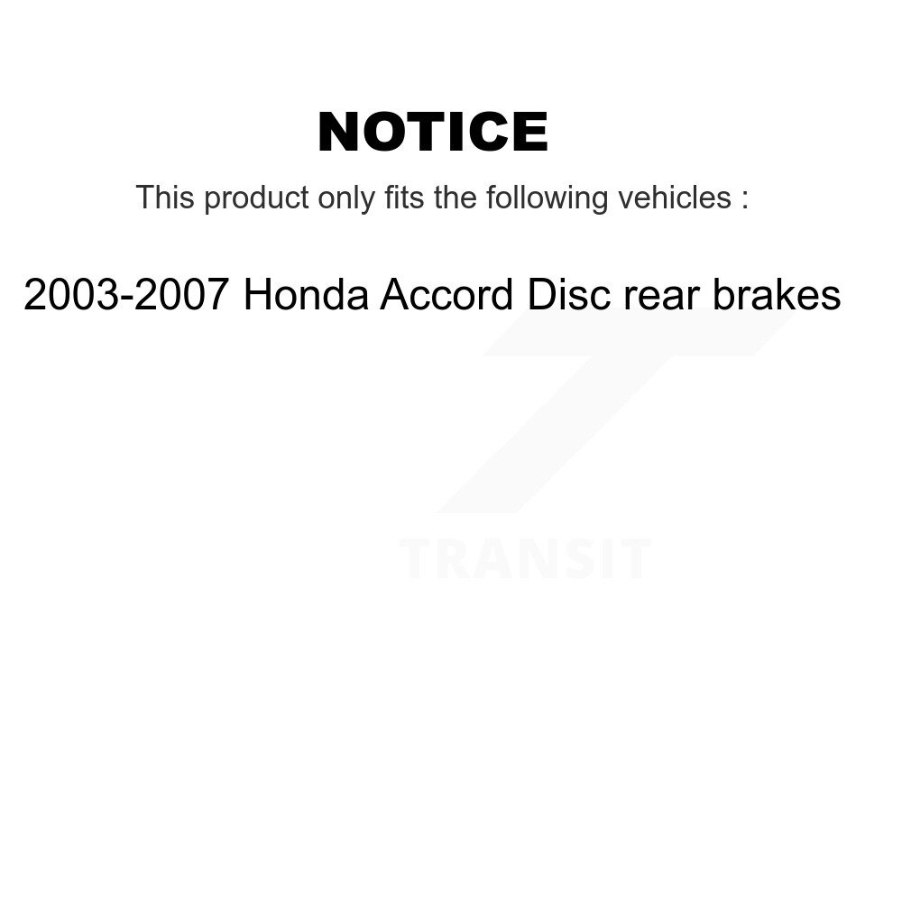 [Arrière droite] Tuyau hydraulique de frein arrière droit pour 2003-2007 Freins arrière Honda Accord Disc