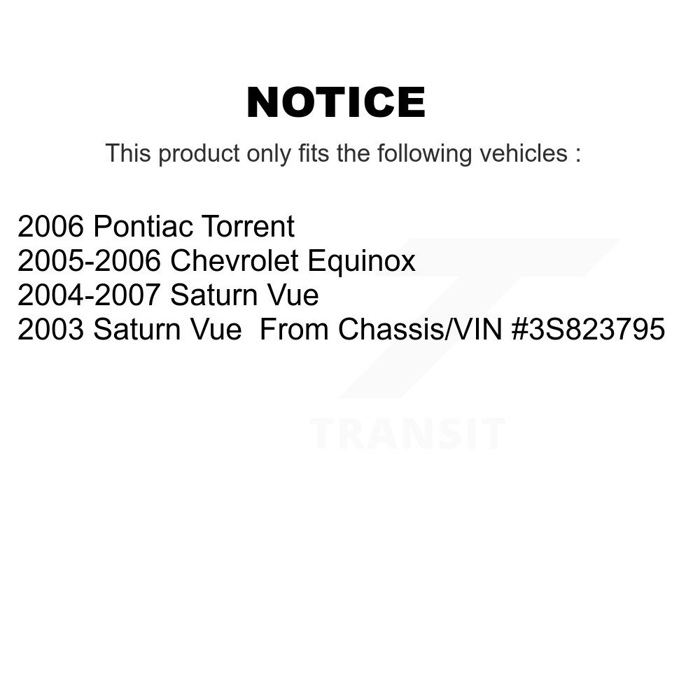 [Avant droite] Tuyau hydraulique de frein avant droit pour Chevrolet Equinox Saturne Vue Pontiac