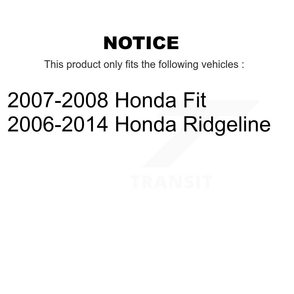 [Arrière Intérieur] Tuyau hydraulique de frein arrière pour Honda Ridgeline Fit 12-H620746