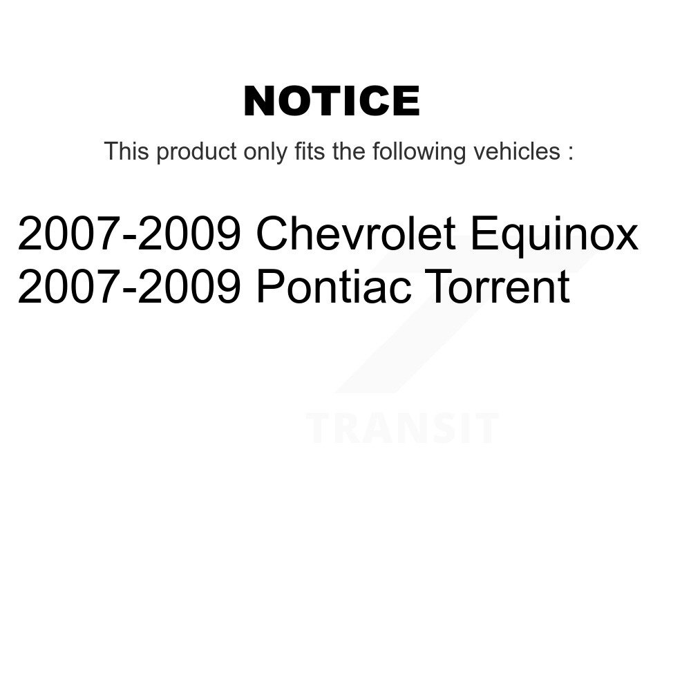[Avant droite] Pose hydraulique du frein avant droit pour 2007-2009 Chevrolet Equinox Pontiac Torrent
