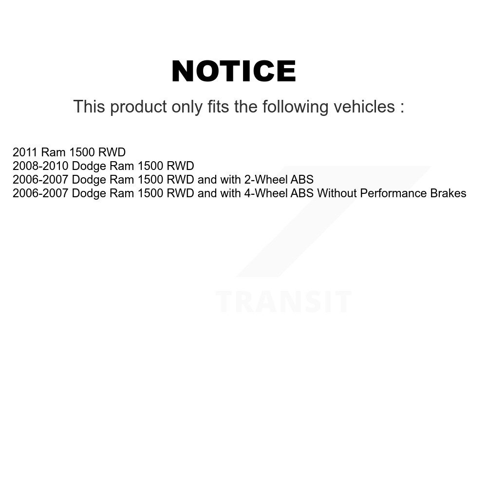 [Front Left] Tuyau hydraulique de frein avant gauche pour Dodge Ram 1500 12-H620939