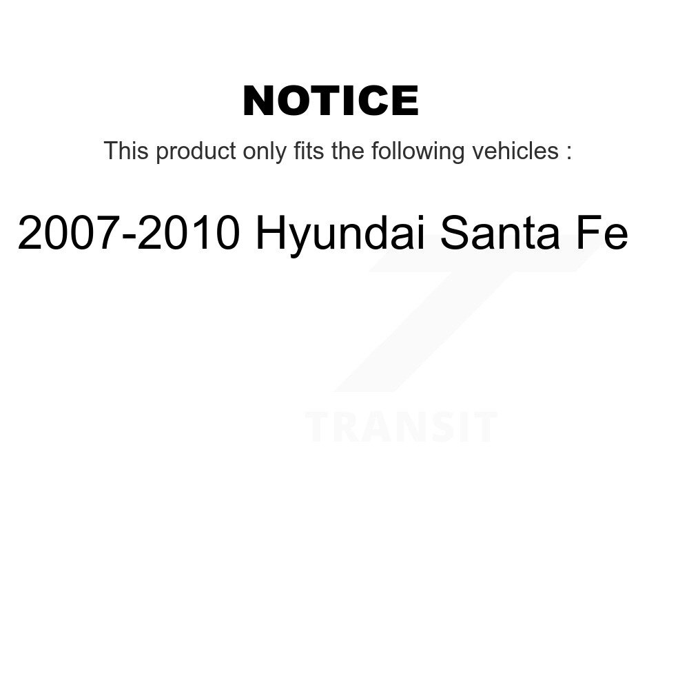 [Front Left] Tuyau hydraulique de frein avant gauche pour 2007-2010 Hyundai Santa Fe 12-H620954