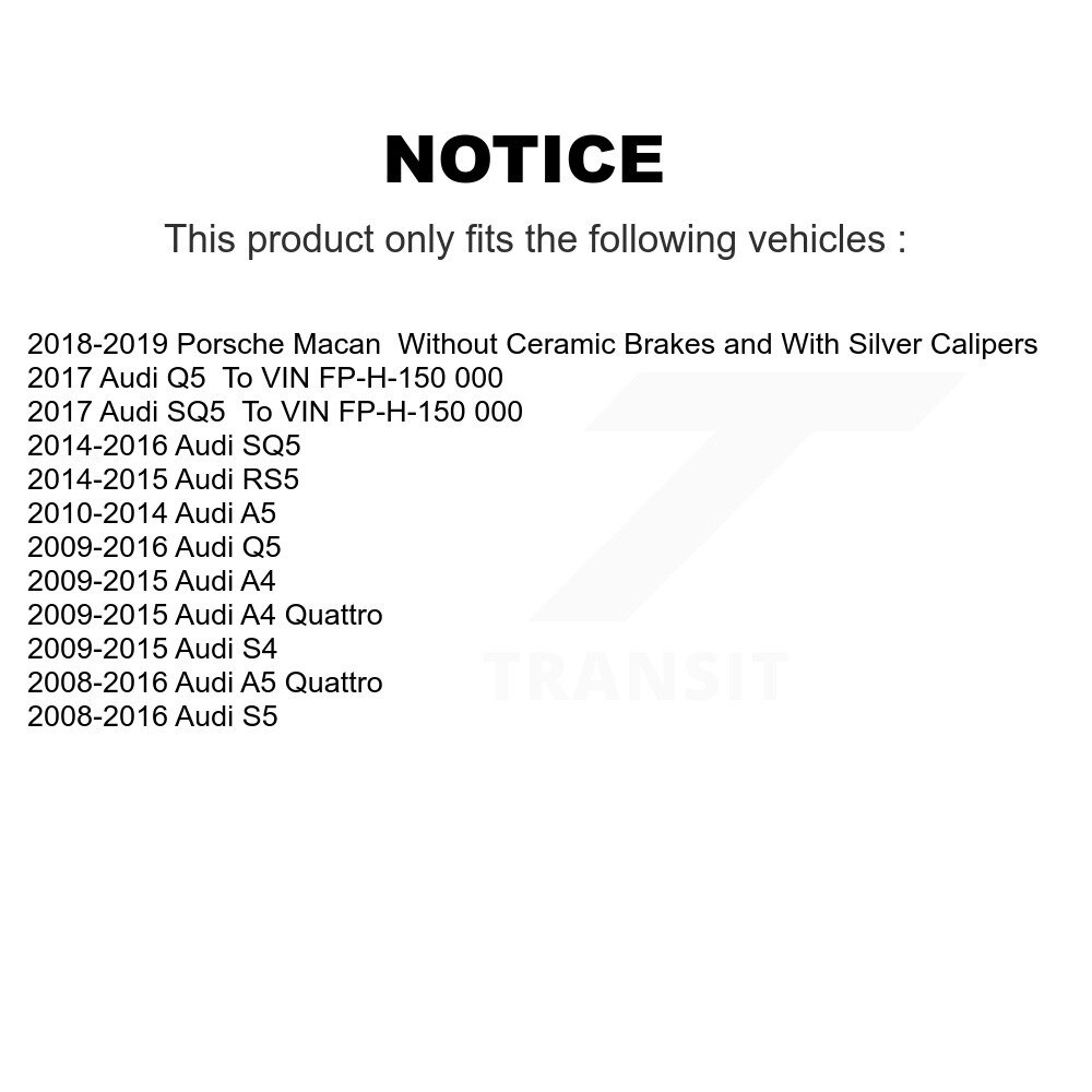 [Arrière] Tuyau hydraulique de frein arrière pour Audi Q5 A4 Quattro Porsche Macan A5 S4 S5 SQ5 RS5