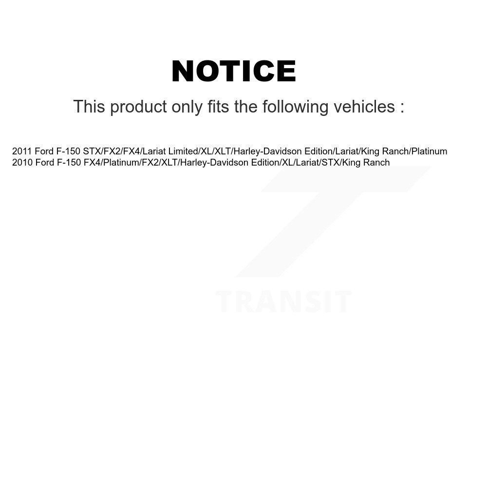 [Avant droite] Frein hydraulique avant droit Trou pour Ford F-150 12-H621461