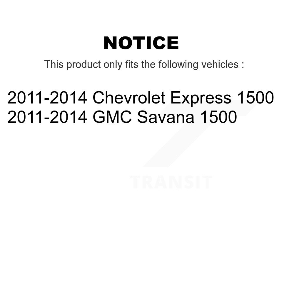 [Avant droite] Tuyau hydraulique de frein avant droit pour Chevrolet Express 1500 GMC 2011-2014 Savane