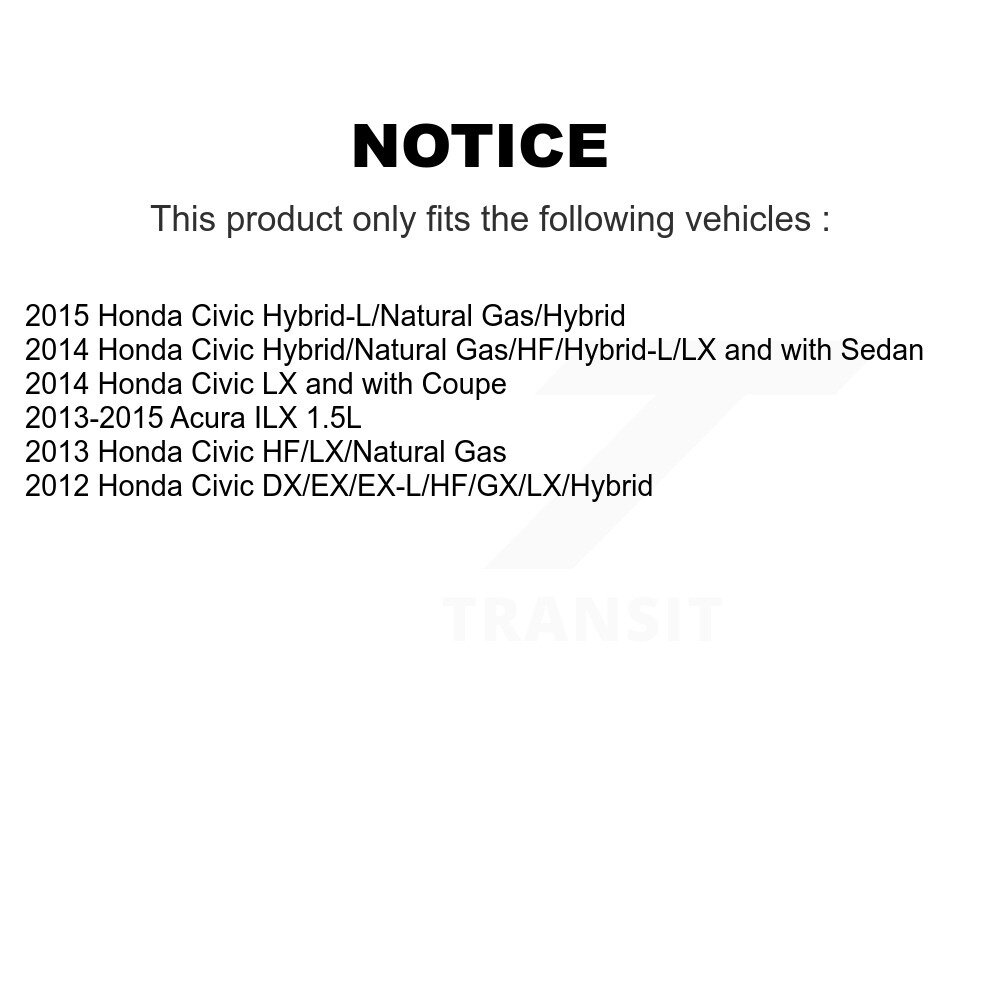 [Avant droite] Tuyau hydraulique de frein avant droit pour Honda Civic Acura ILX 12-H621896