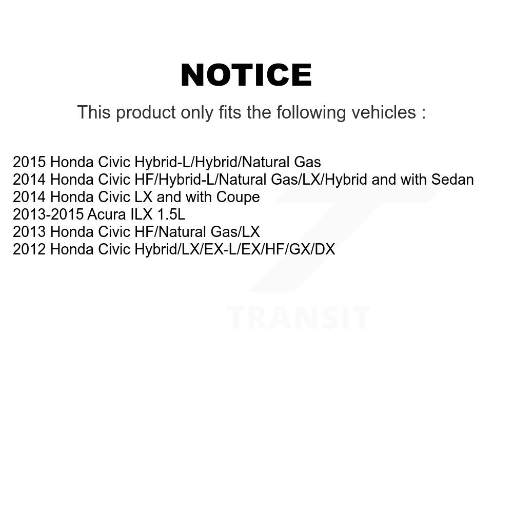 [Front Left] Tuyau hydraulique de frein avant gauche pour Honda Civic Acura ILX 12-H621897