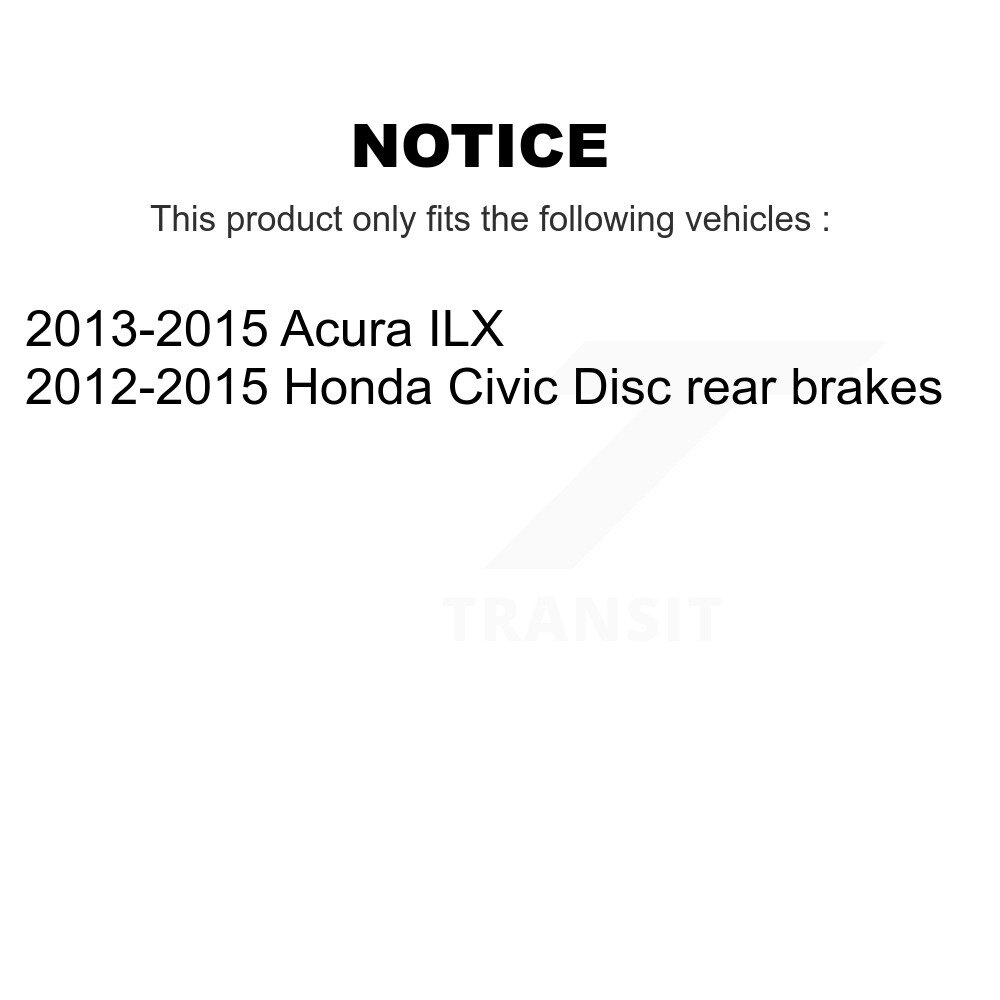[Arrière gauche] Tuyau hydraulique de frein arrière gauche pour Honda Civic Acura ILX 12-H621925