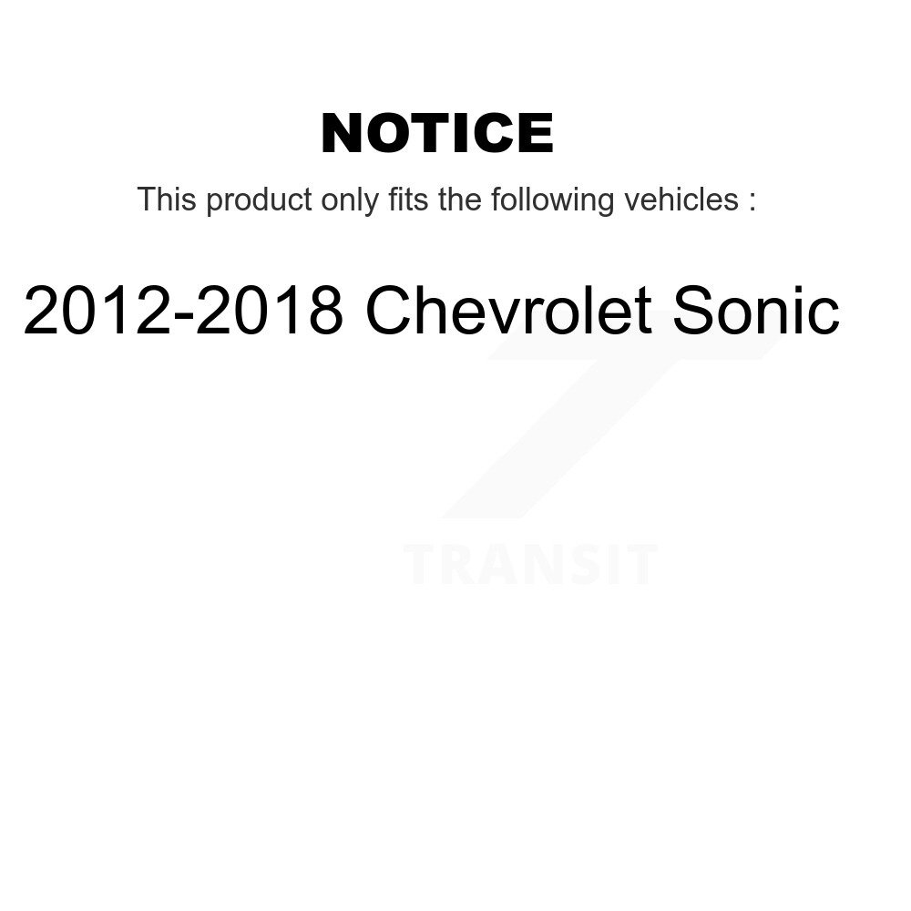 [Front] Tuyau hydraulique de frein avant pour Chevrolet Sonic 2012-2018 12-H622036