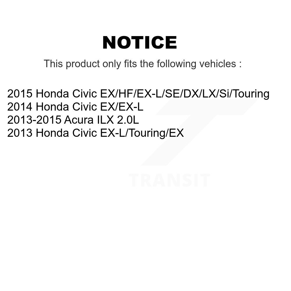 [Avant droite] Tuyau hydraulique de frein avant droit pour Honda Civic Acura ILX 12-H622060