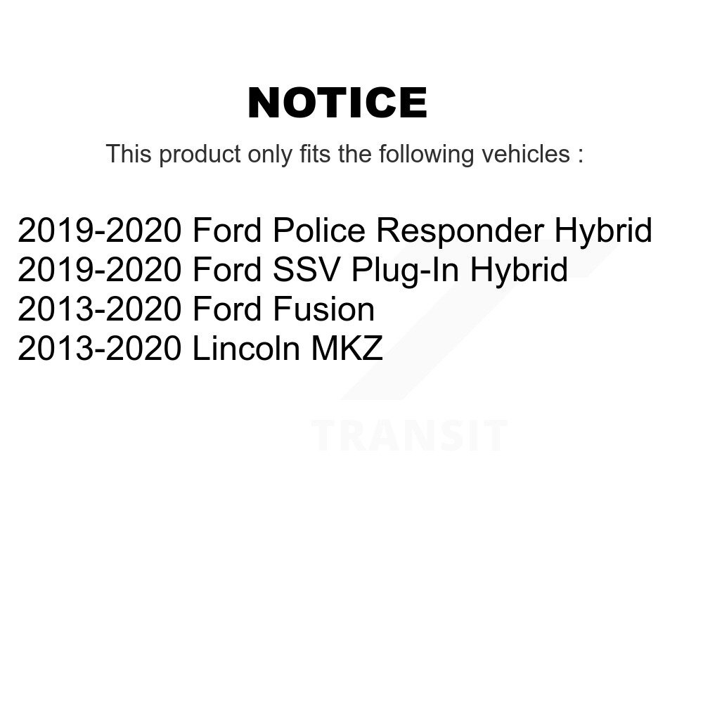 [Arrière gauche] Tuyau hydraulique de frein arrière gauche pour Ford Fusion Lincoln MKZ Réponse de la police SSV