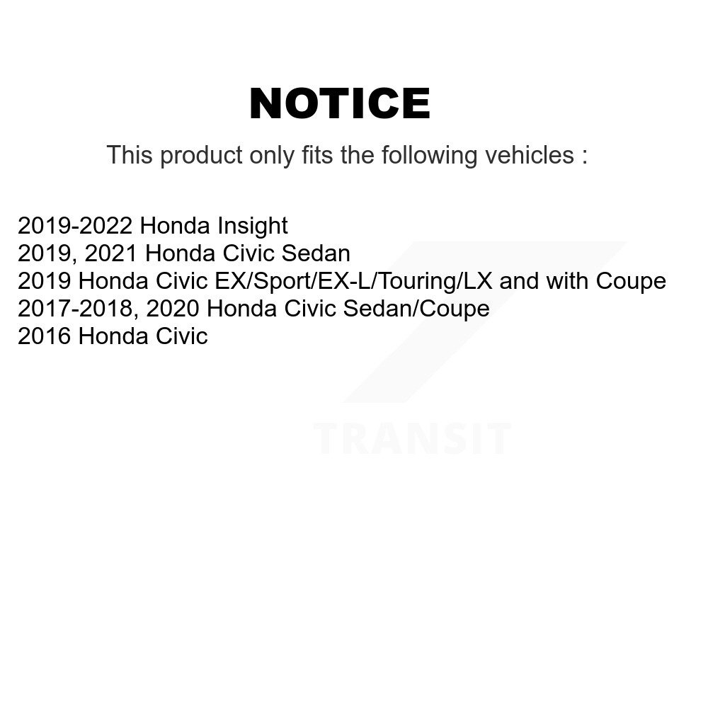 [Front Left] Tuyau hydraulique de frein avant gauche pour Honda Civic Insight 12-H622529