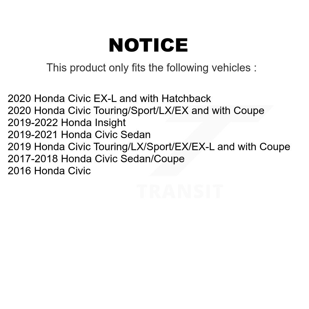 [Avant droite] Frein hydraulique avant droit Trou pour Honda Civic Insight 12-H622530