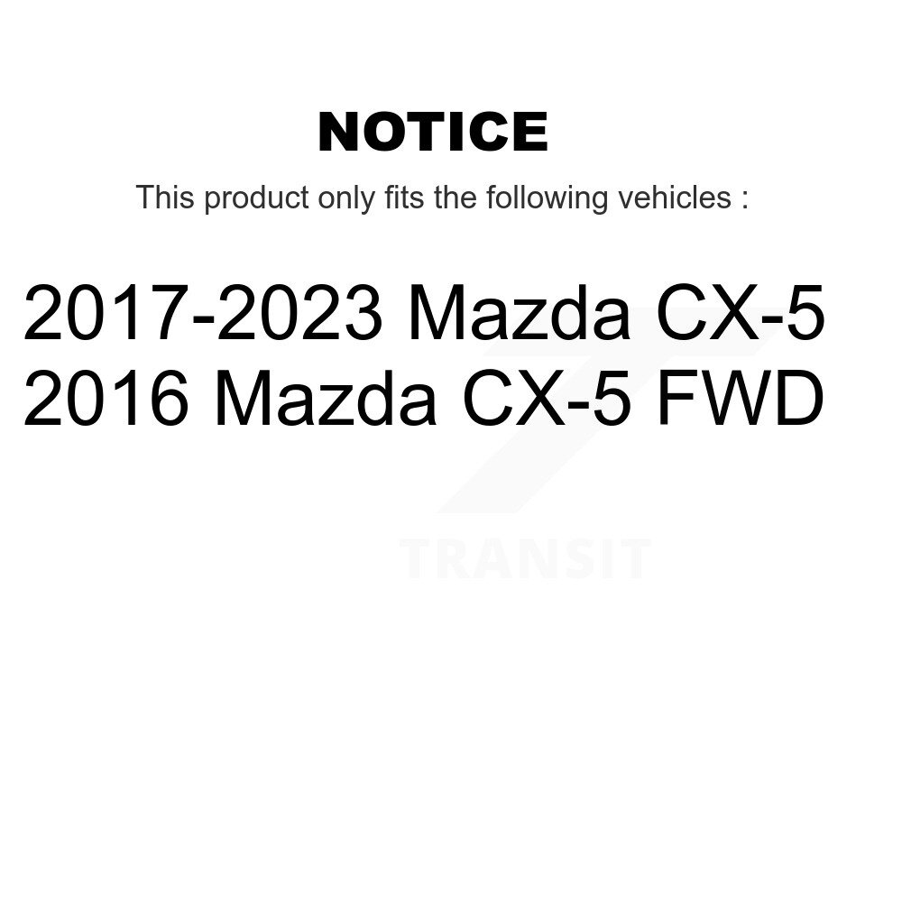 [Arrière] Tuyau hydraulique de frein arrière pour 2016-2023 Mazda CX-5 12-H622546